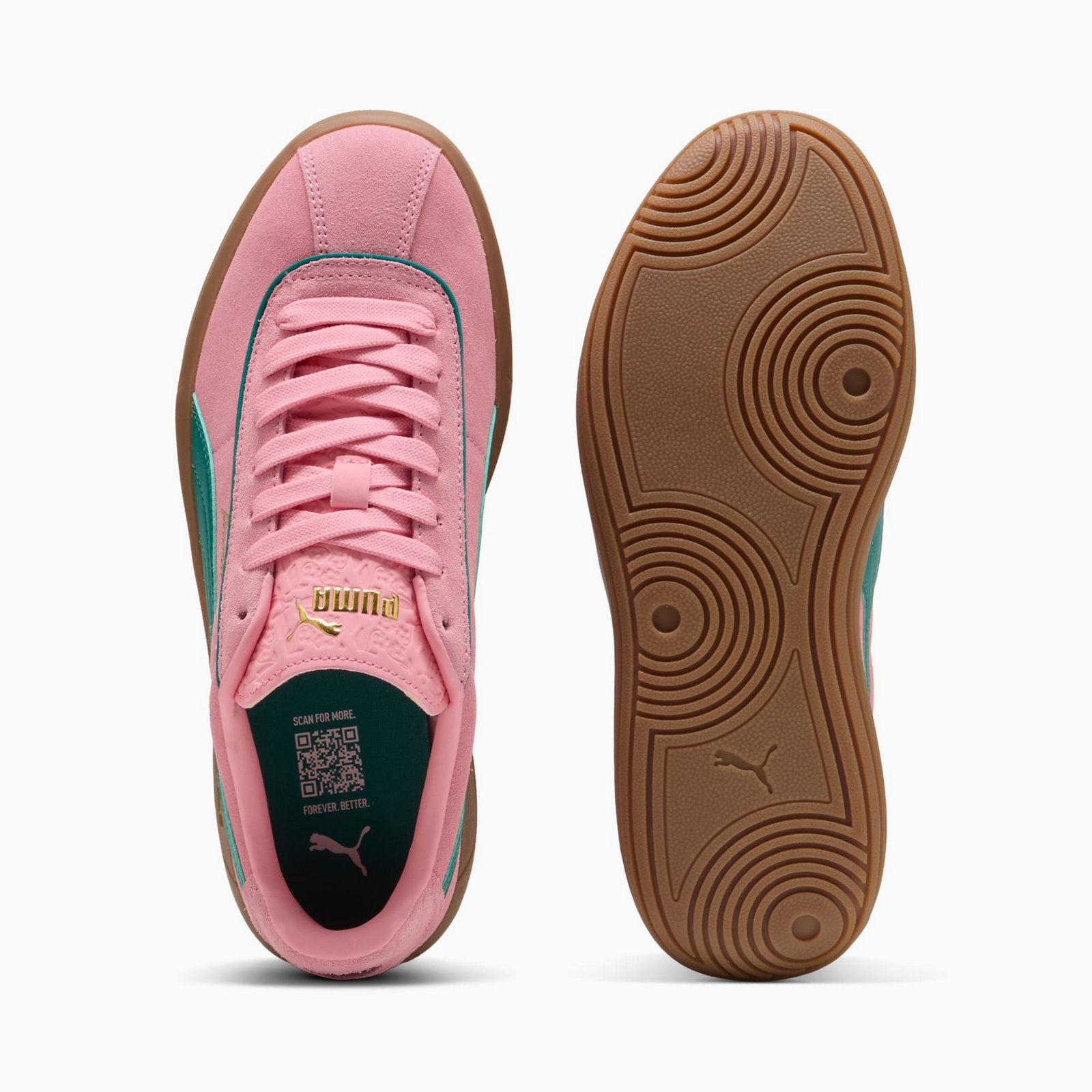 Buty sportowe damskie Puma CLUB KLASSIKA SD rowe 40071807