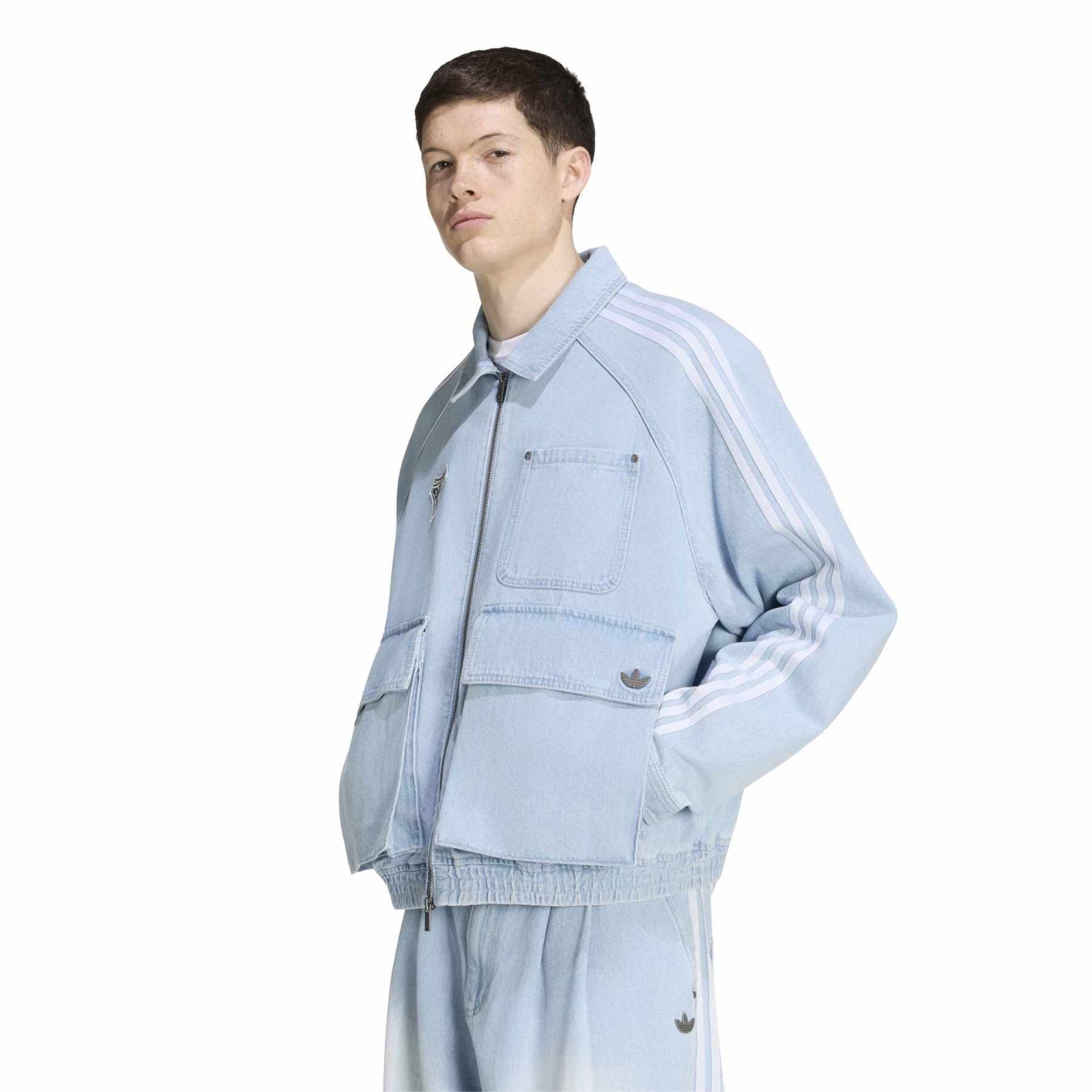 Kurtka jeansowa m�ska adidas ADILENIUM SEASON 5 niebieska KX4824