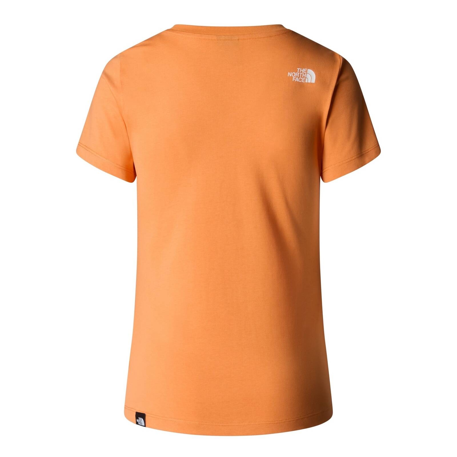 Koszulka damska The North Face S/S SIMPLE DOME pomarańczowa NF0A87NH0TO