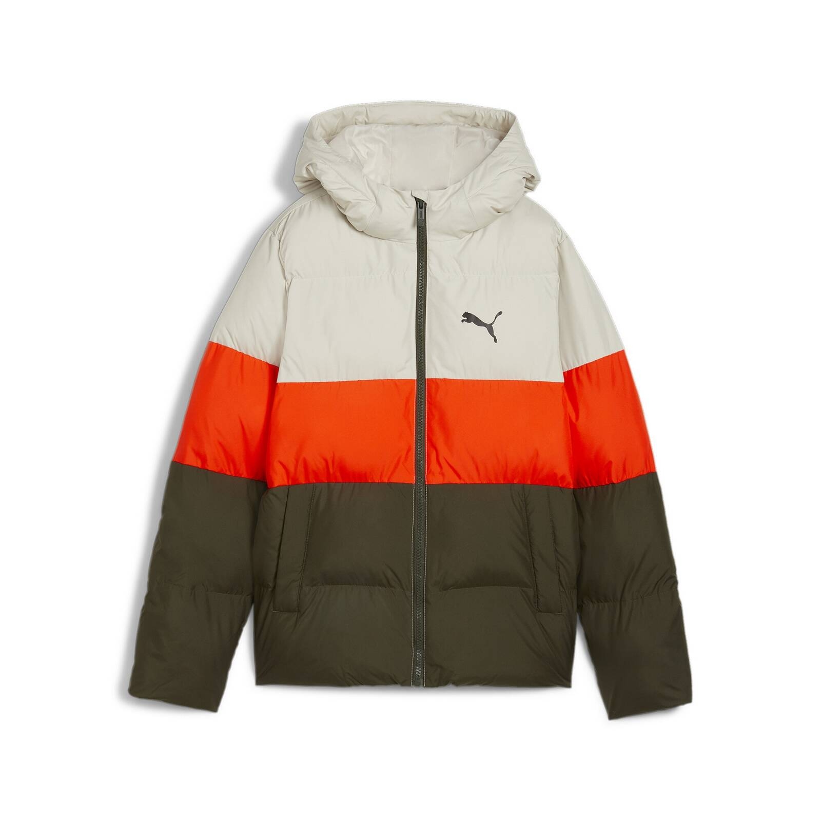 Kurtka z kapturem dziecica Puma POLY PUFFER wielokolorowa 62650270