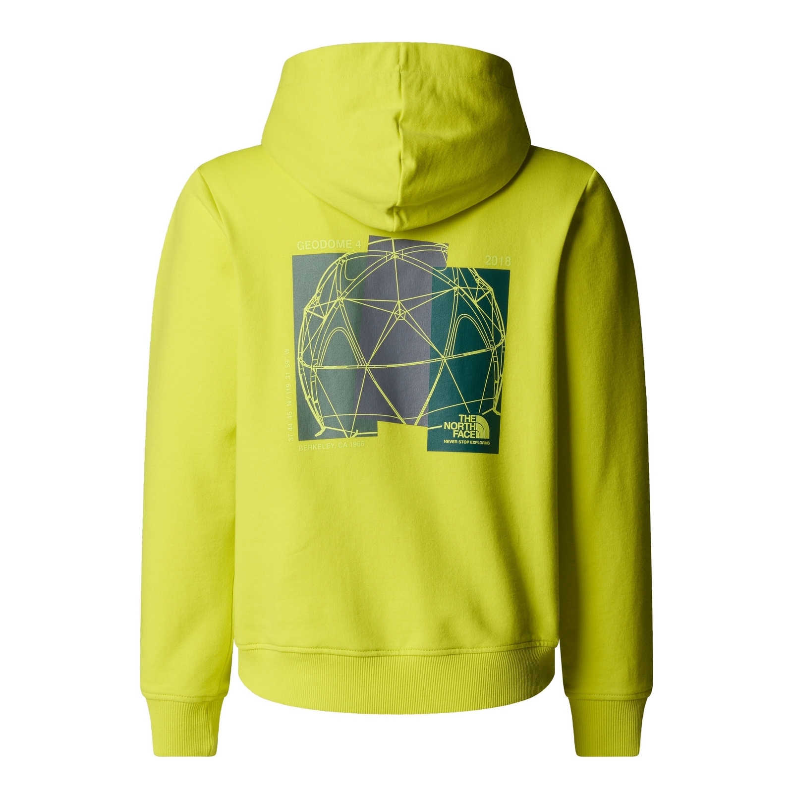Bluza z kapturem chłopięca The North Face GRAPHIC RELAXED zielona NF0A8AXTJE3