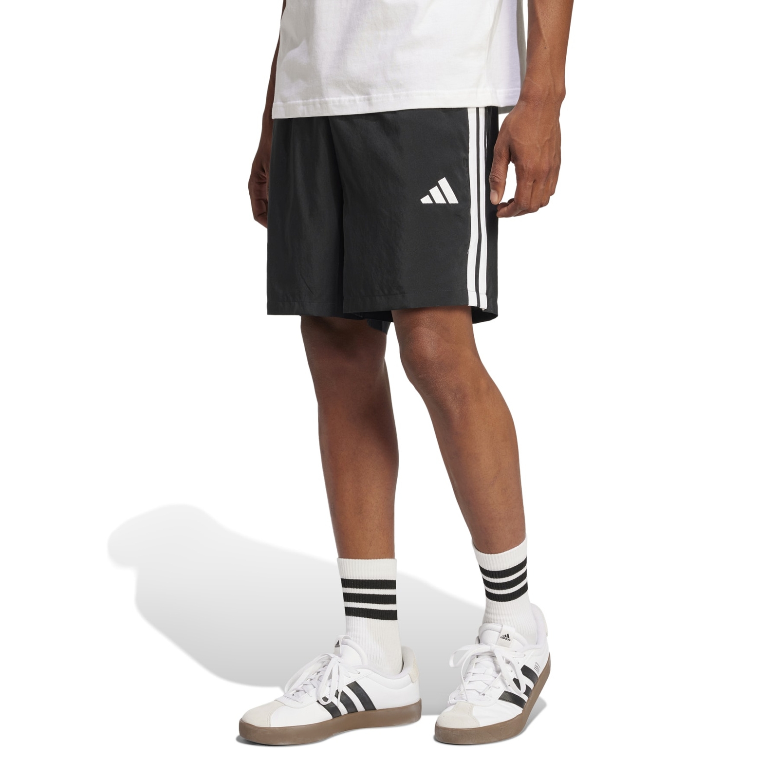 Szorty mskie adidas ESSENTIALS 3-STRIPES CHELSEA czarne JW1911
