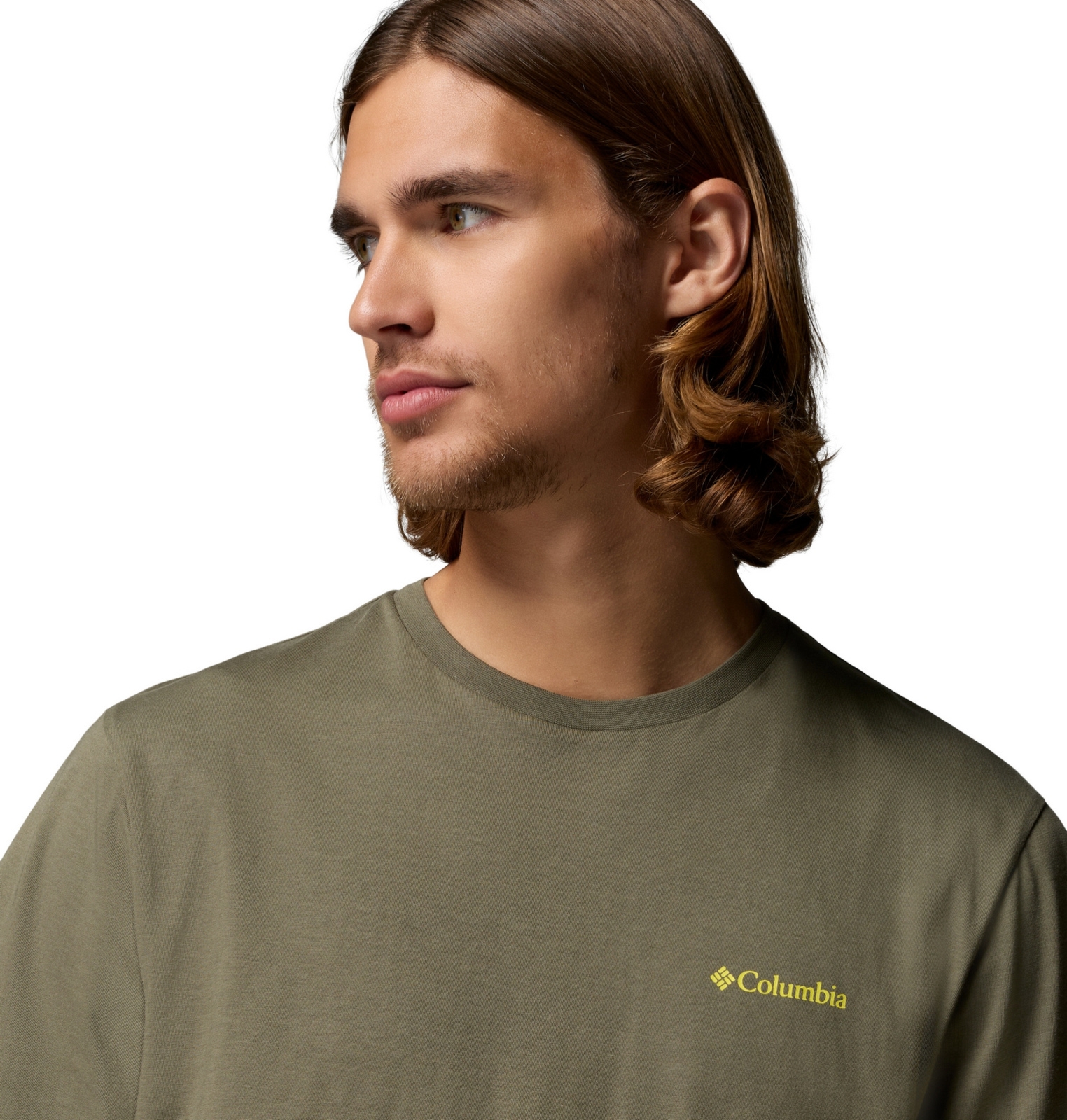 Koszulka męska Columbia CSC OUTDOOR BACK GRAPHIC zielona 2155021397