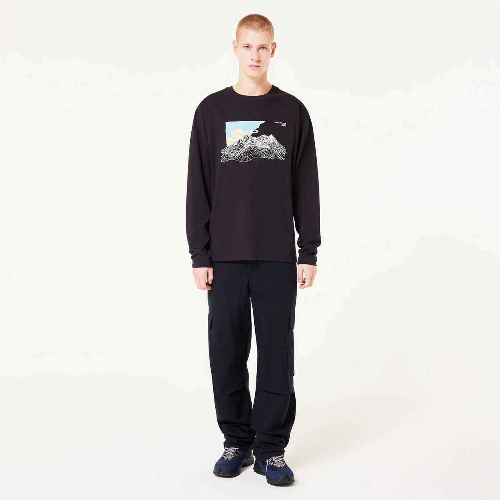 Longsleeve mski Oakley OUTDOOR czarny FOA406859-02E