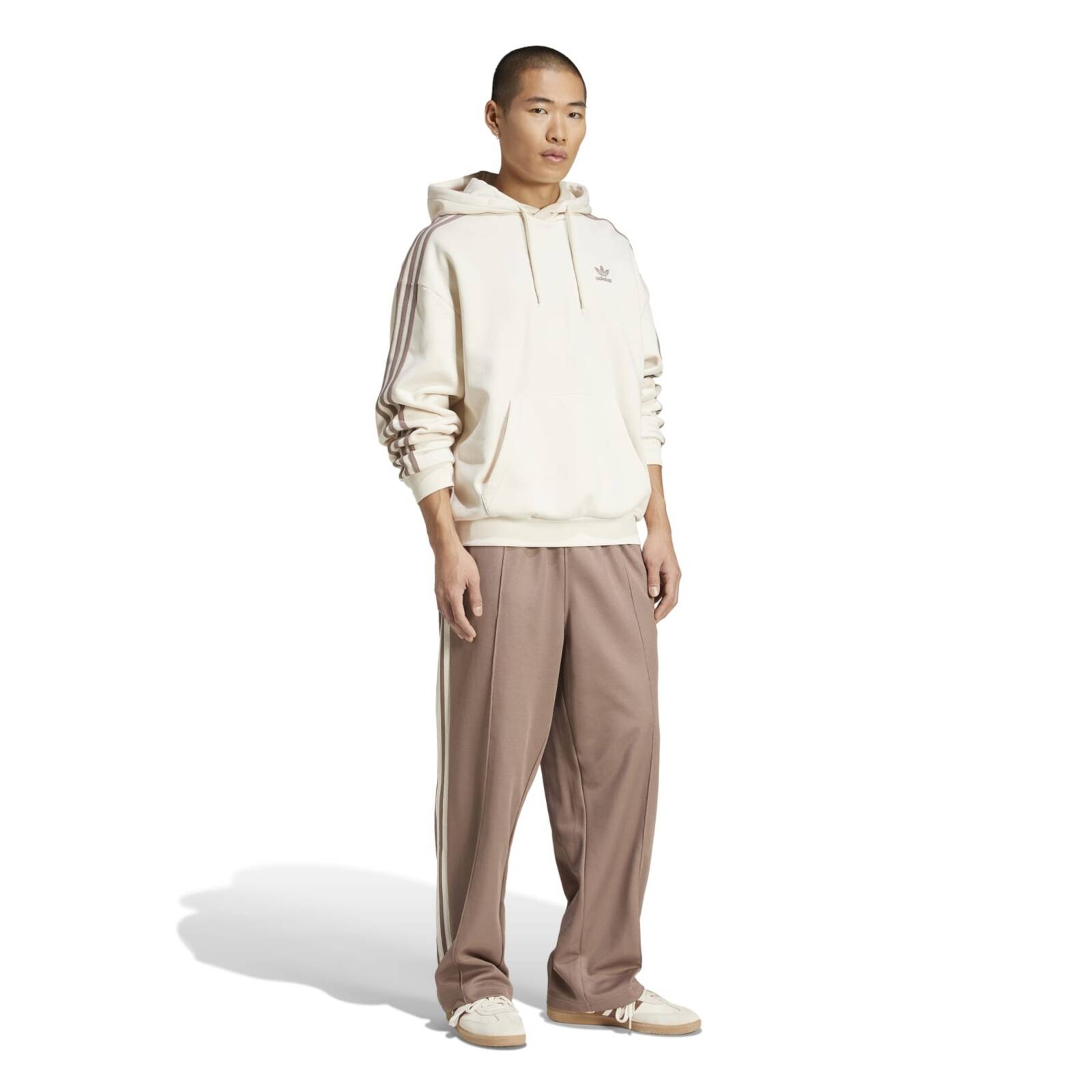 Bluza z kapturem m�ska adidas ADICOLOR be�owa JP1073