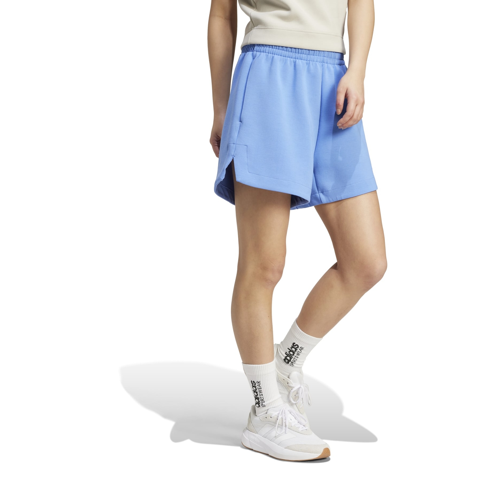 Spodenki damskie adidas ALL SZN niebieskie JV9878