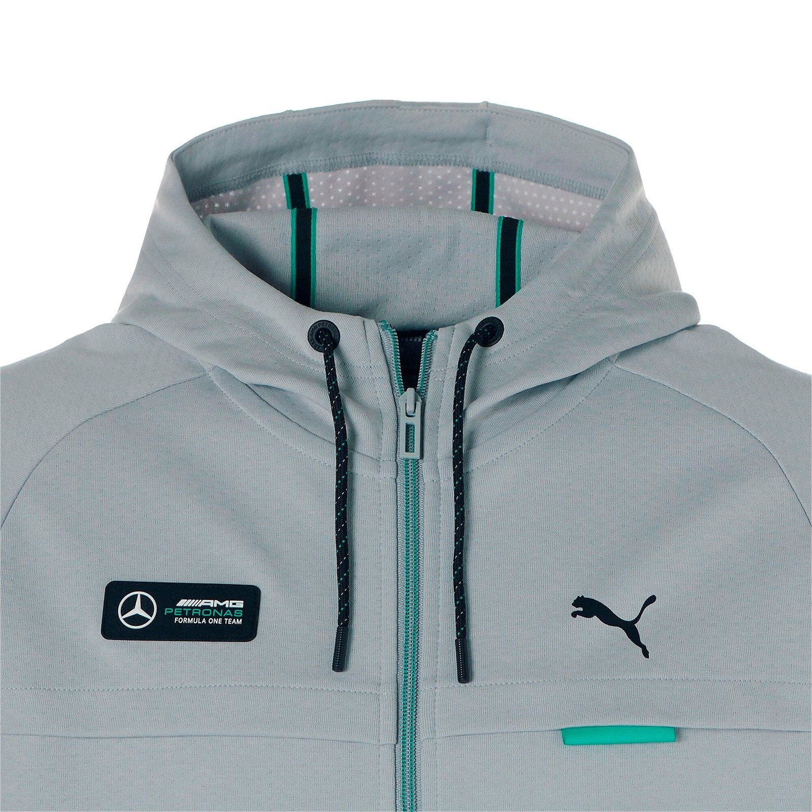Bluza z kapturem mska Puma MAPF1 szara 53490602