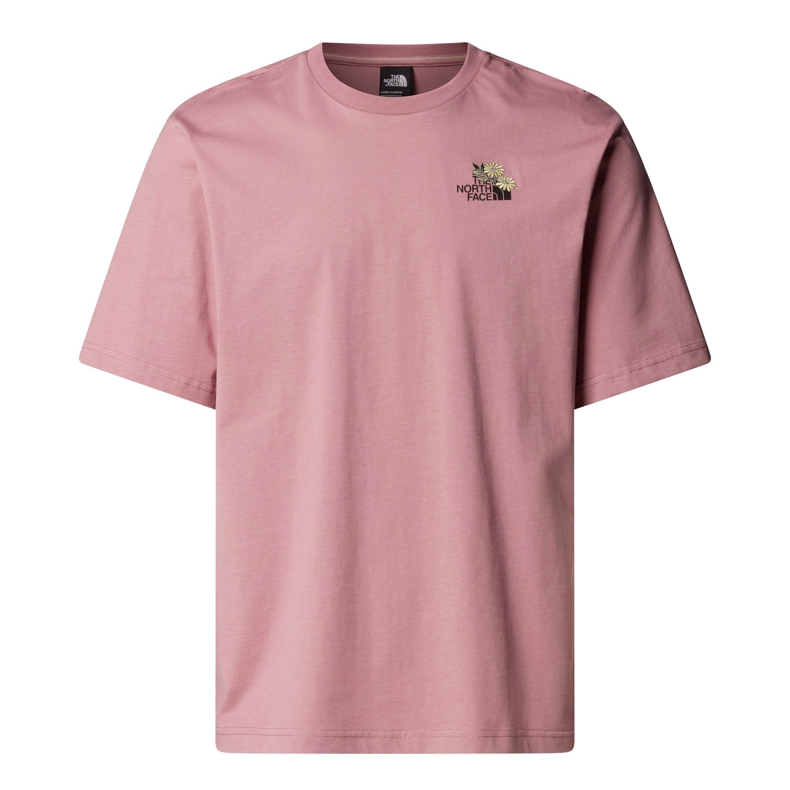 Koszulka unisex The North Face FLOWER DOME RELAXED rowa NF0A8EGXHCS