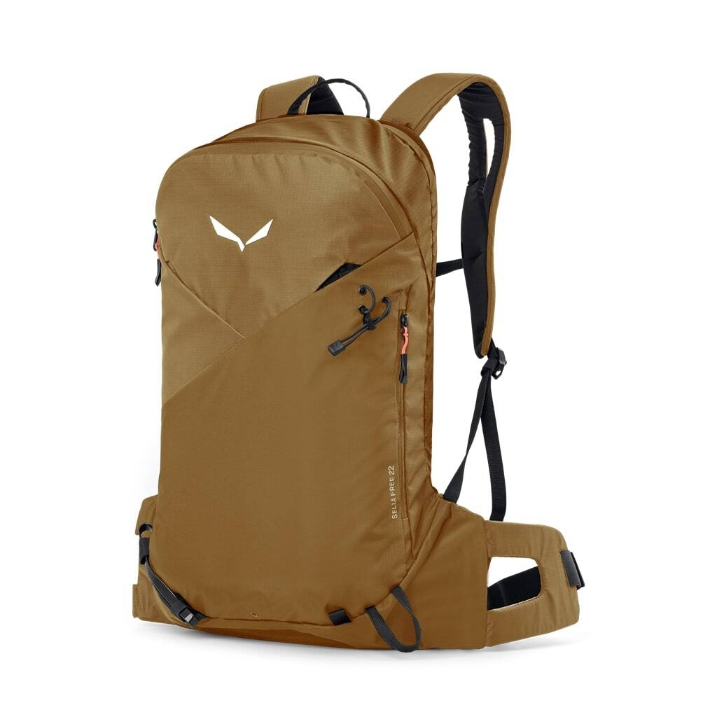 Plecak skiturowy unisex Salewa SELLA FREE 22 L brzowy 00-0000075000_2185