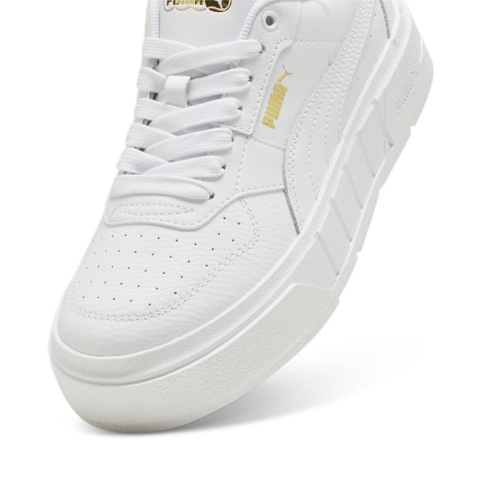 Buty sportowe dziecięce Puma CALI COURT LTH JR białe 39438403