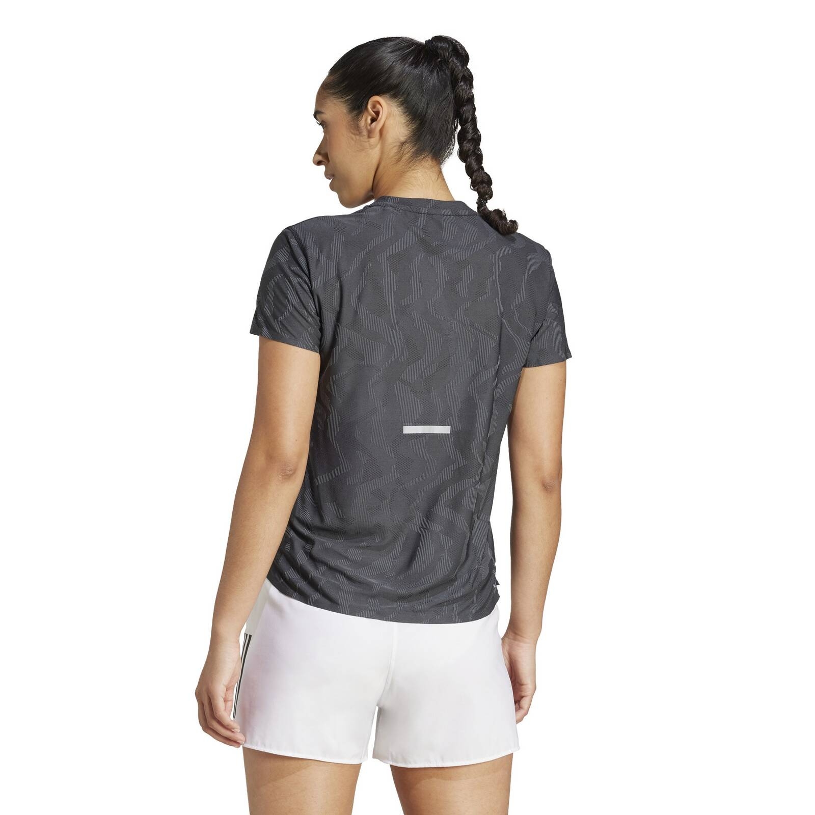 Koszulka do biegania damska adidas ULTIMATE RUNNING czarna JD6455