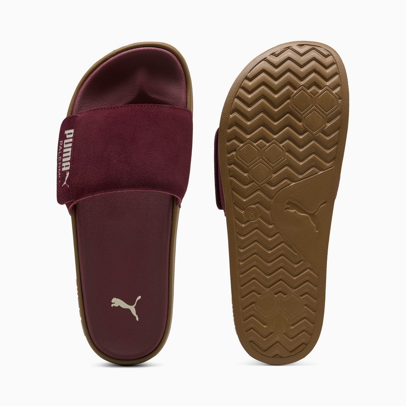 Klapki damskie Puma LEADCAT 2.0 PALERMO bordowe 39904108