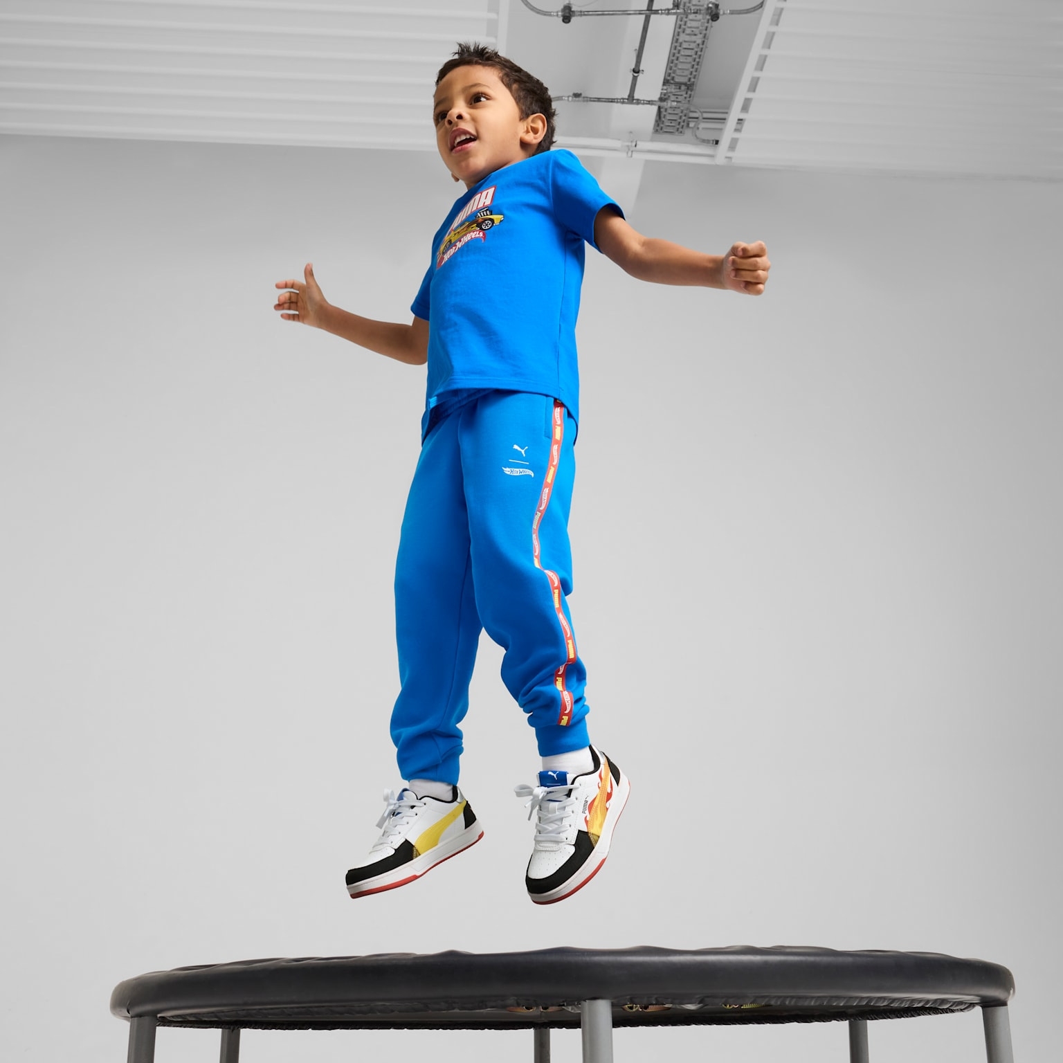 Spodnie dresowe chopice Puma X HOT WHEELS TR niebieskie 63007258