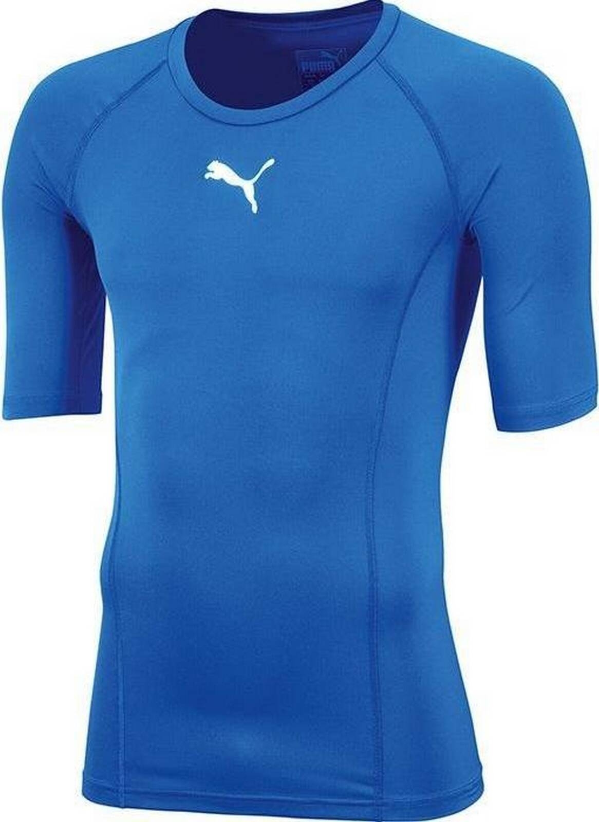 Koszulka dziecica Puma LIGA BASELAYER JR niebieska 65591902