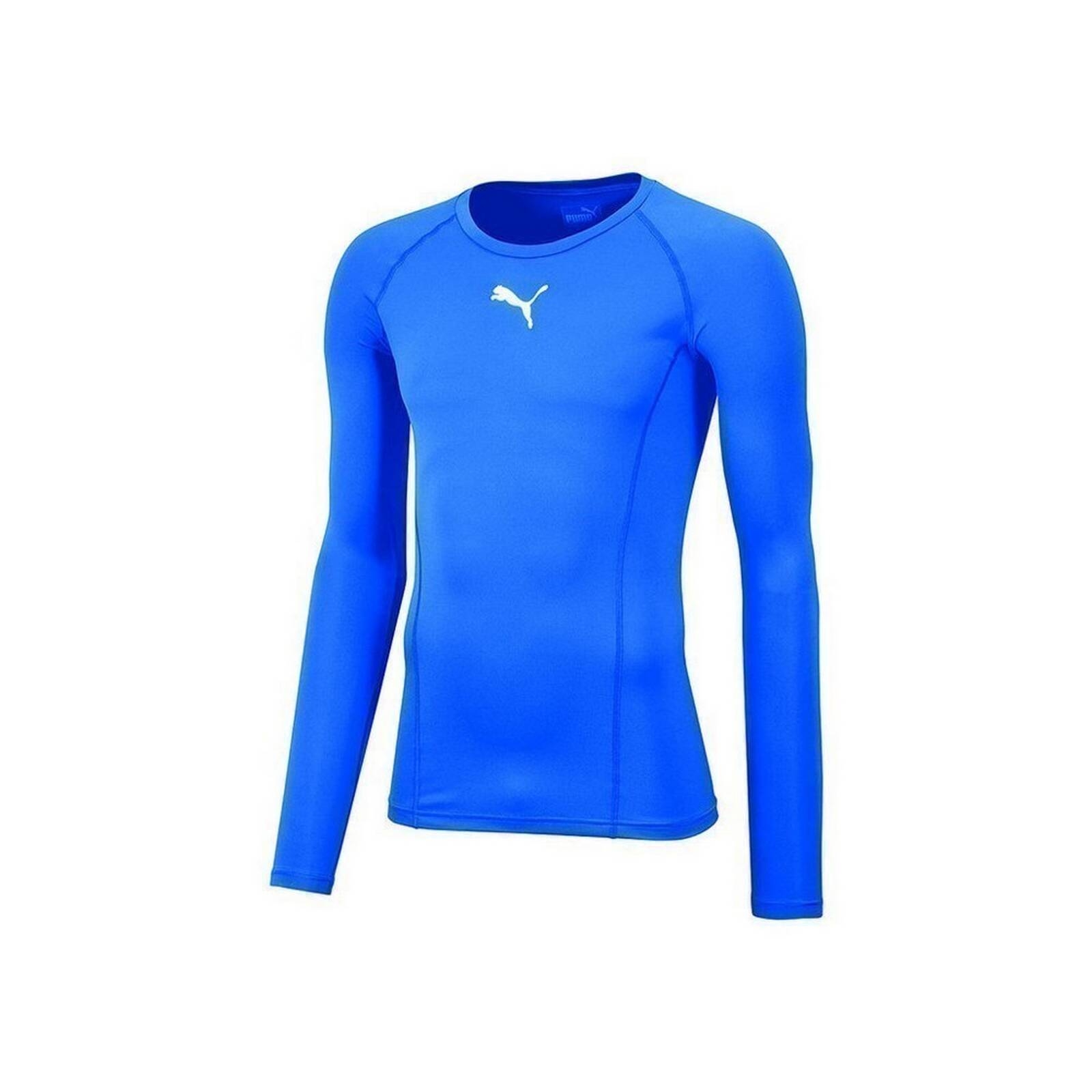 Longsleeve dziecicy Puma LIGA BASELAYER JR niebieska 65592102