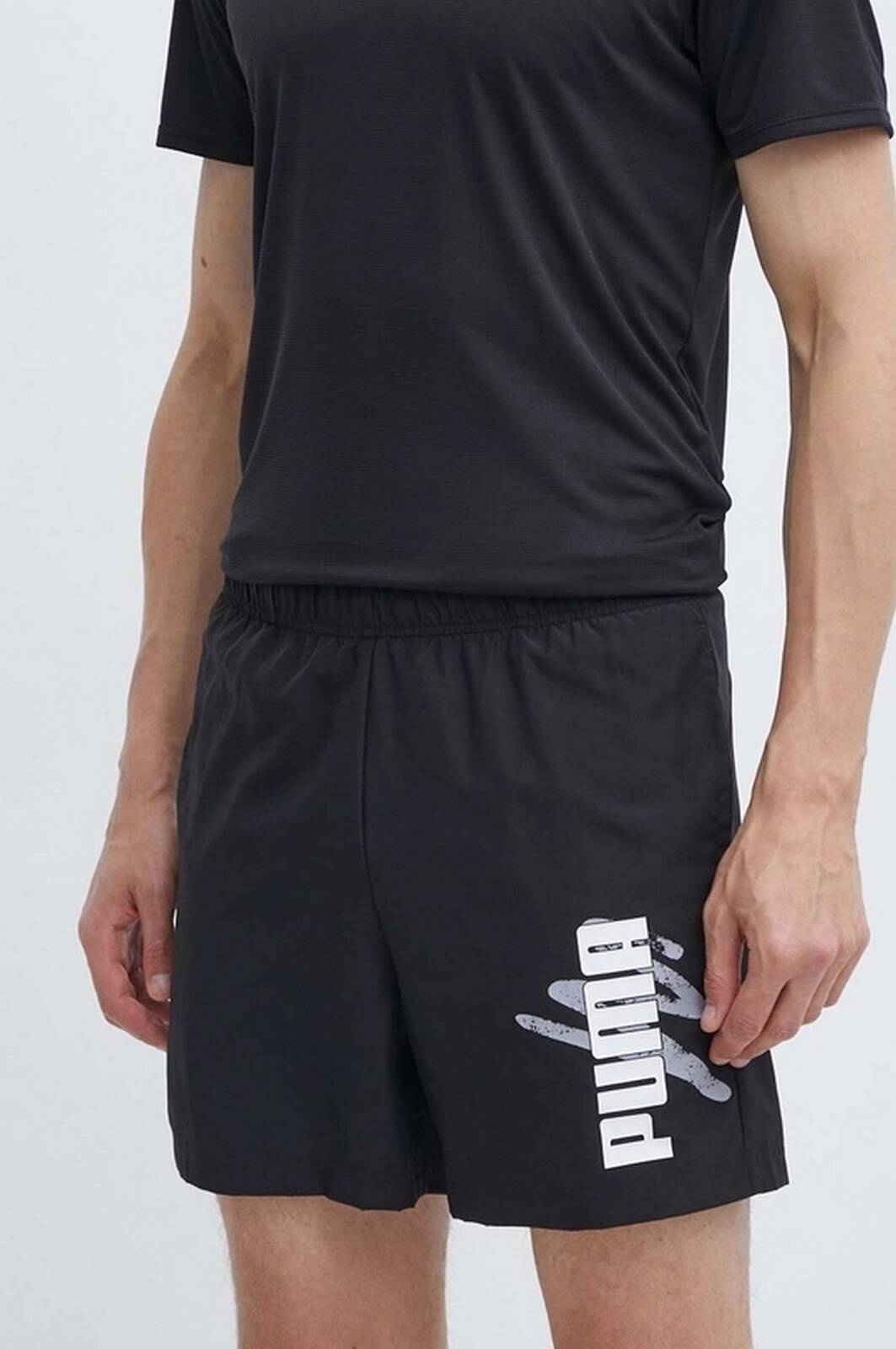 Szorty mskie Puma ESS+ LOGO LAB WOVEN czarne 67899001