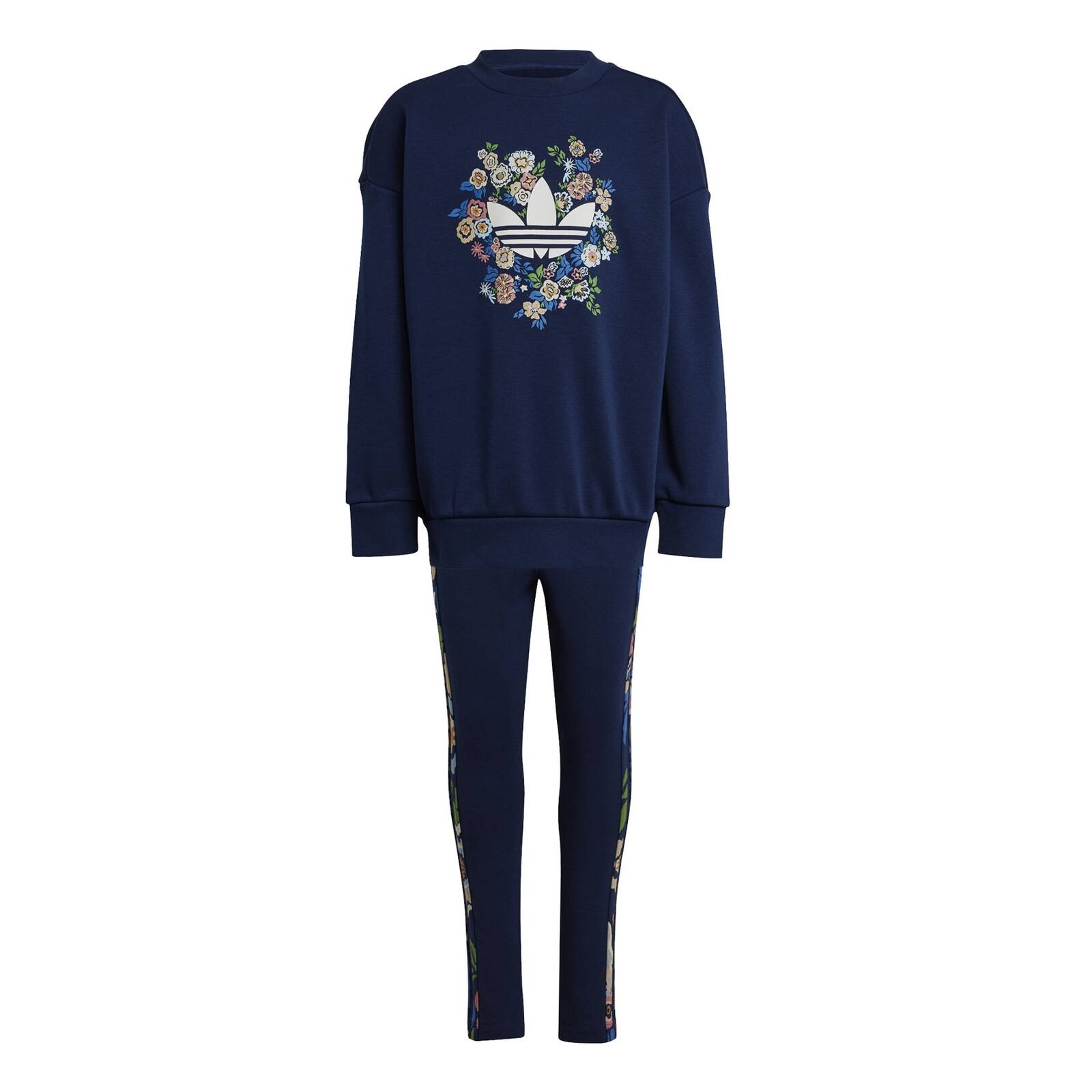 Komplet dresw dziewczcych adidas LIBERTY LONDON granatowy JD0492