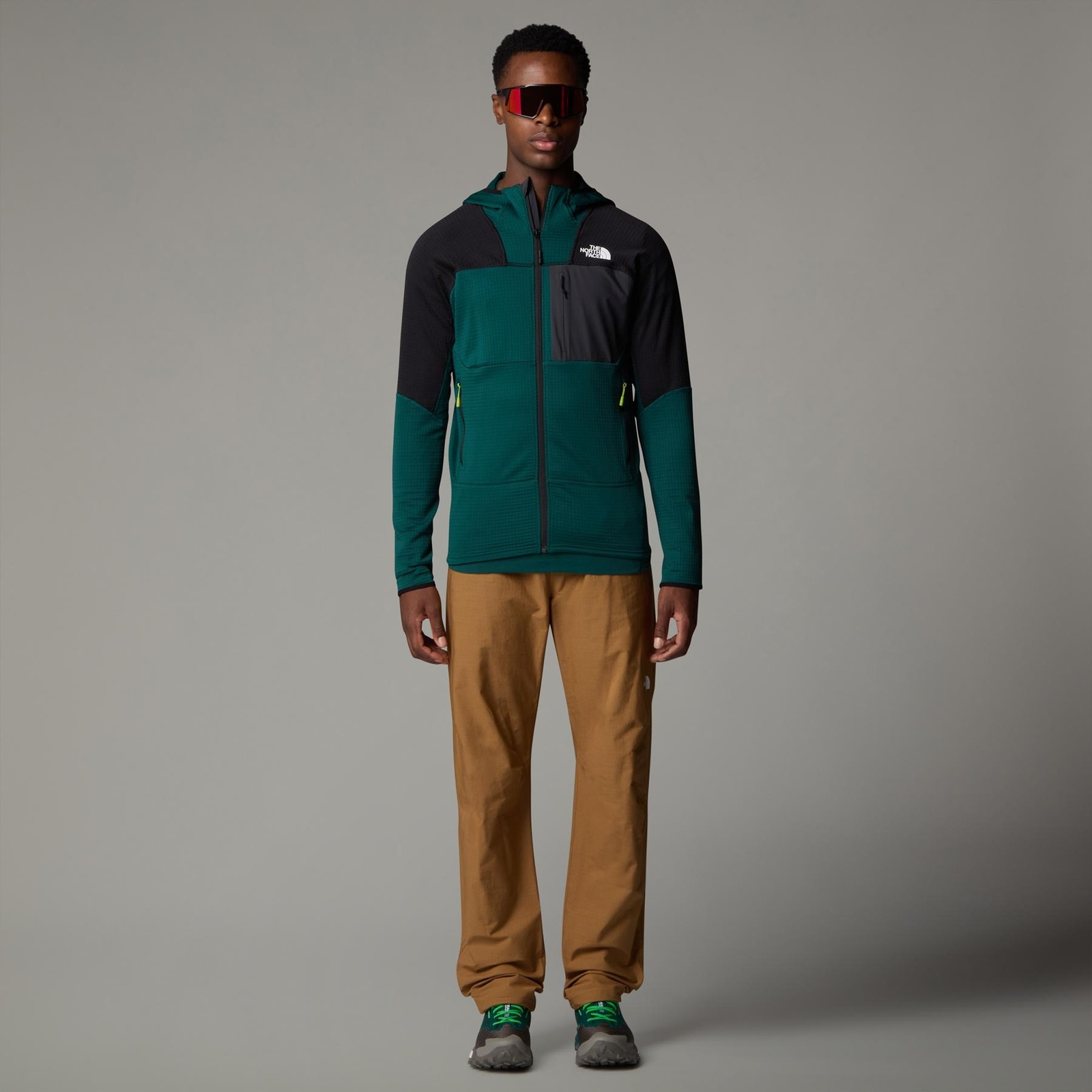 Bluza z kapturem męska The North Face STORMGAP zielona NF0A87J7586