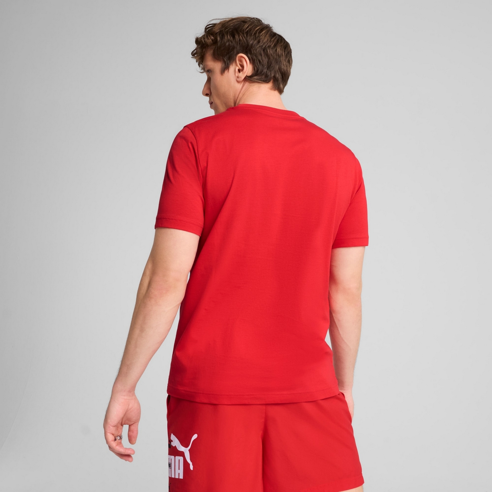 Koszulka m�ska Puma ESS LOGO LAB SUMMER czerwona 68467111
