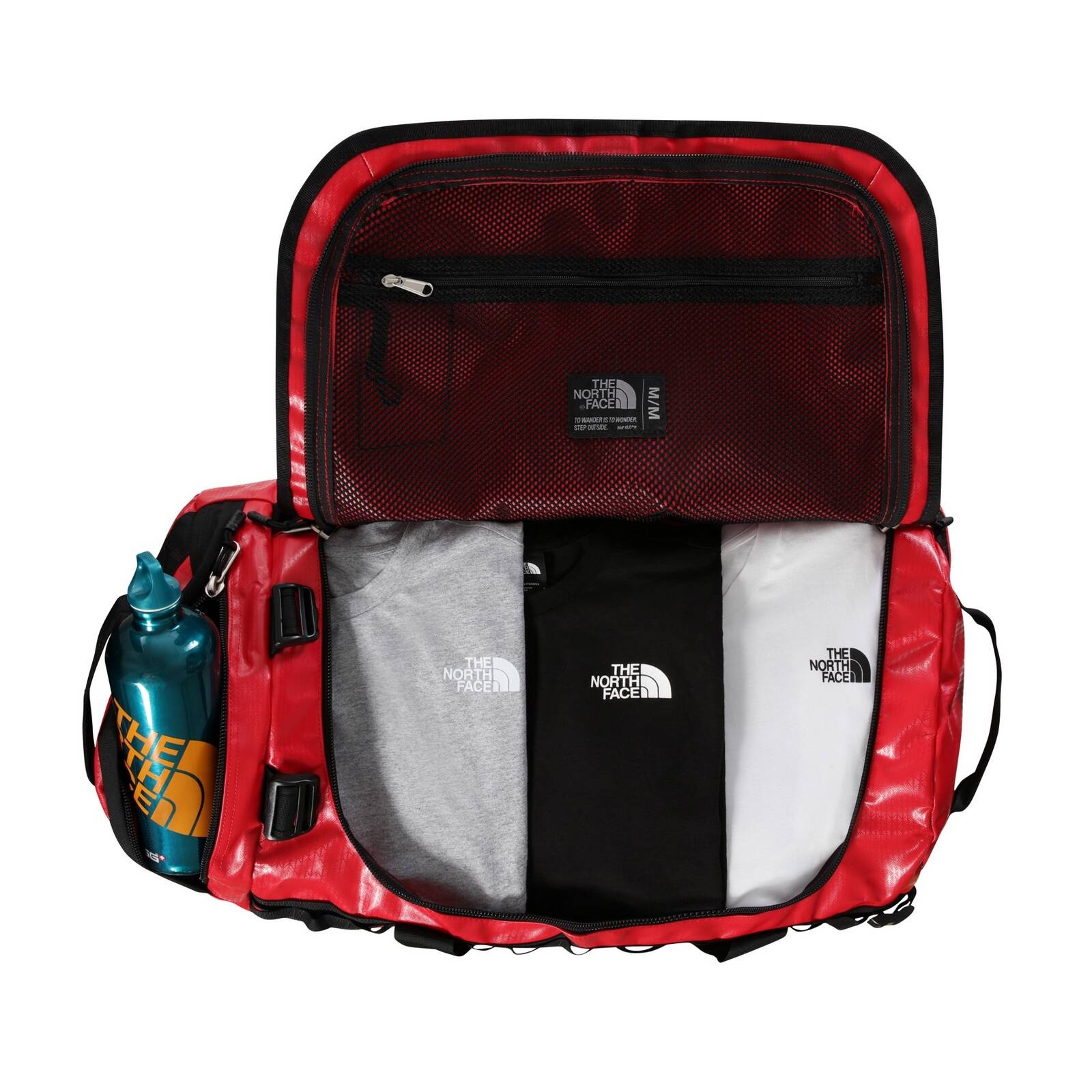 Torba unisex The North Face BASE CAMP DUFFEL M czerwona NF0A52SAKZ3