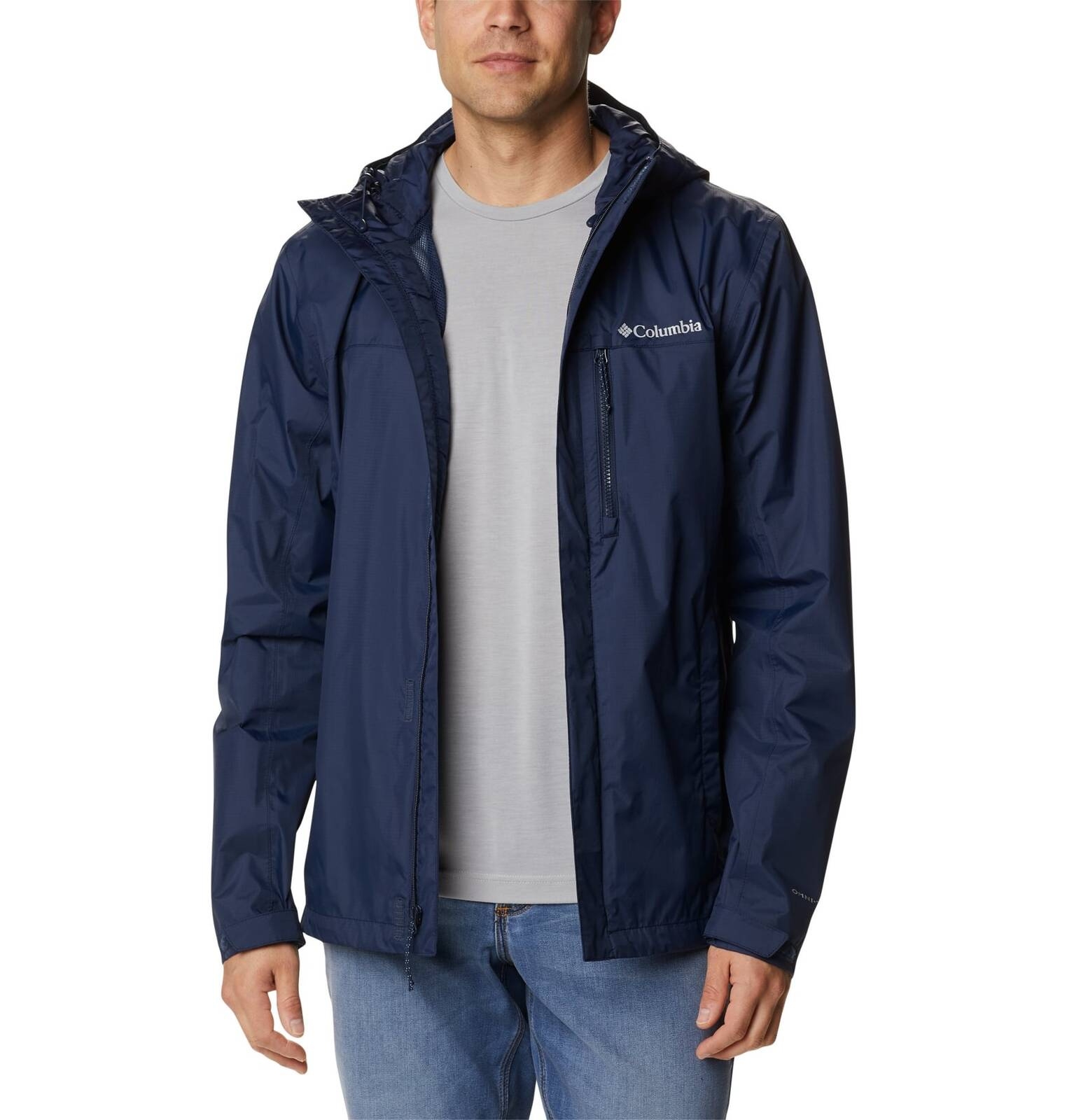 Kurtka z kapturem mska Columbia POURING ADVENTURE II granatowa 1760061465