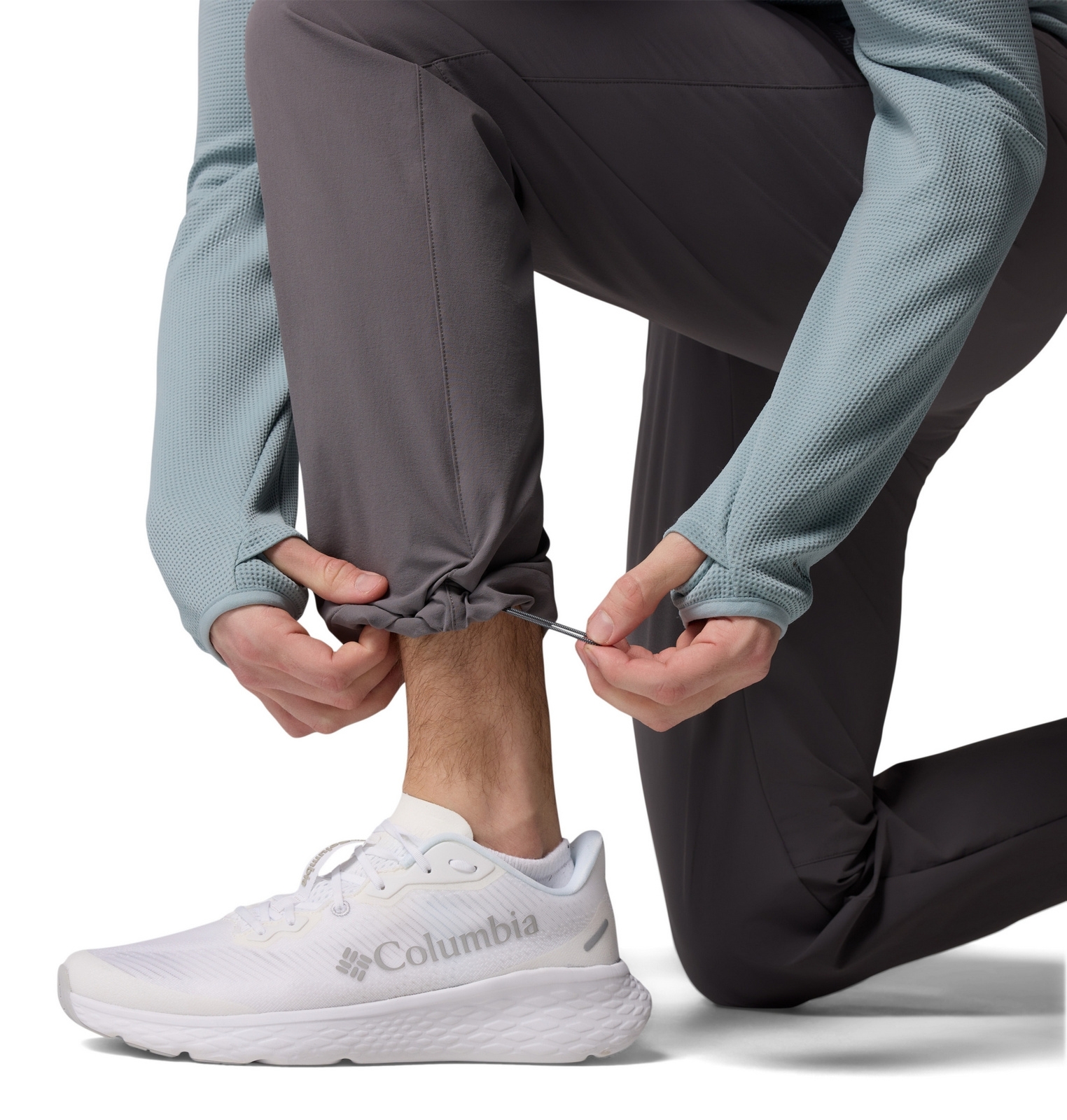 Spodnie trekkingowe męskie Columbia ESSENTIAL HIKE AY szare 2136921023