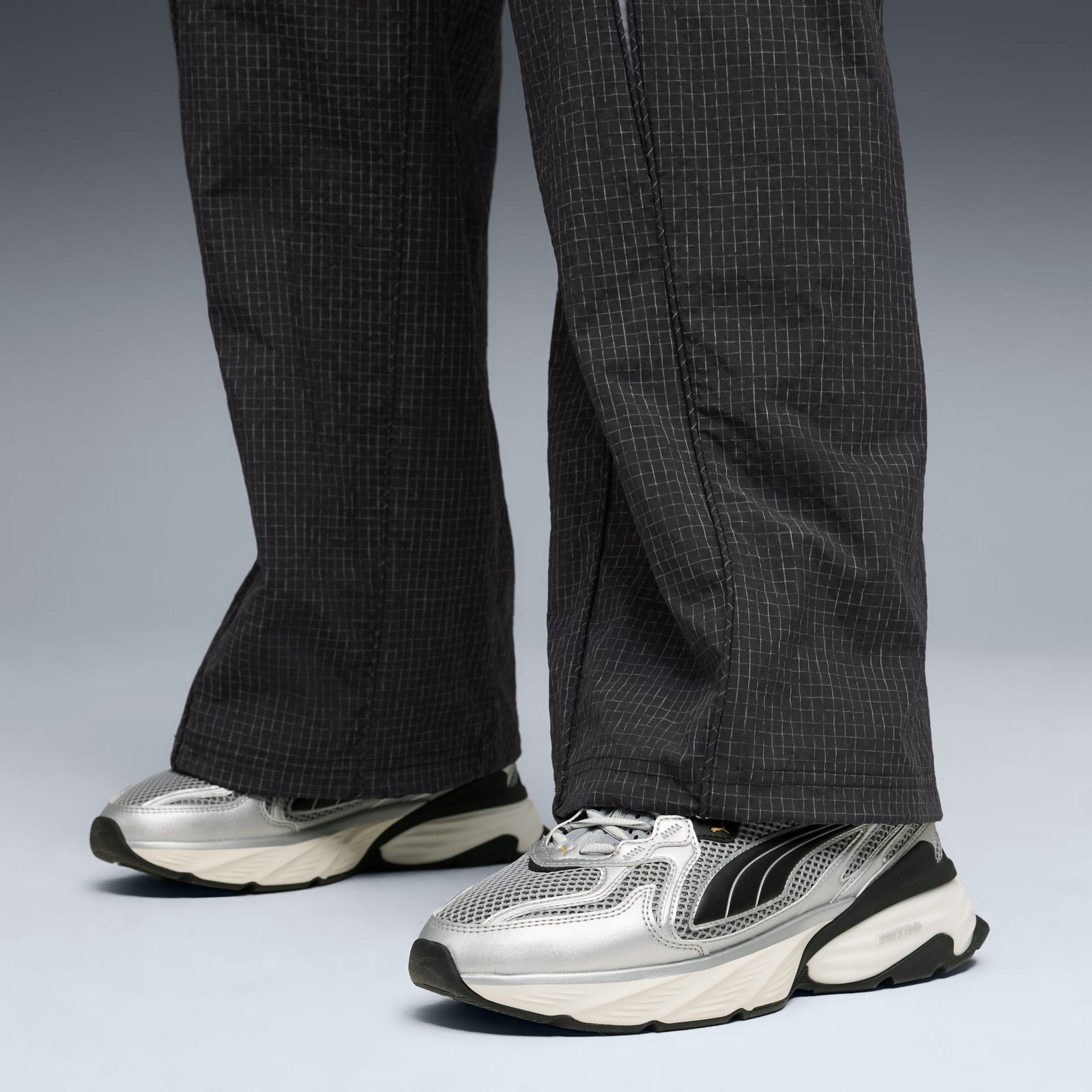 Buty sportowe m�skie Puma FADE NITRO LS srebrne 40620304