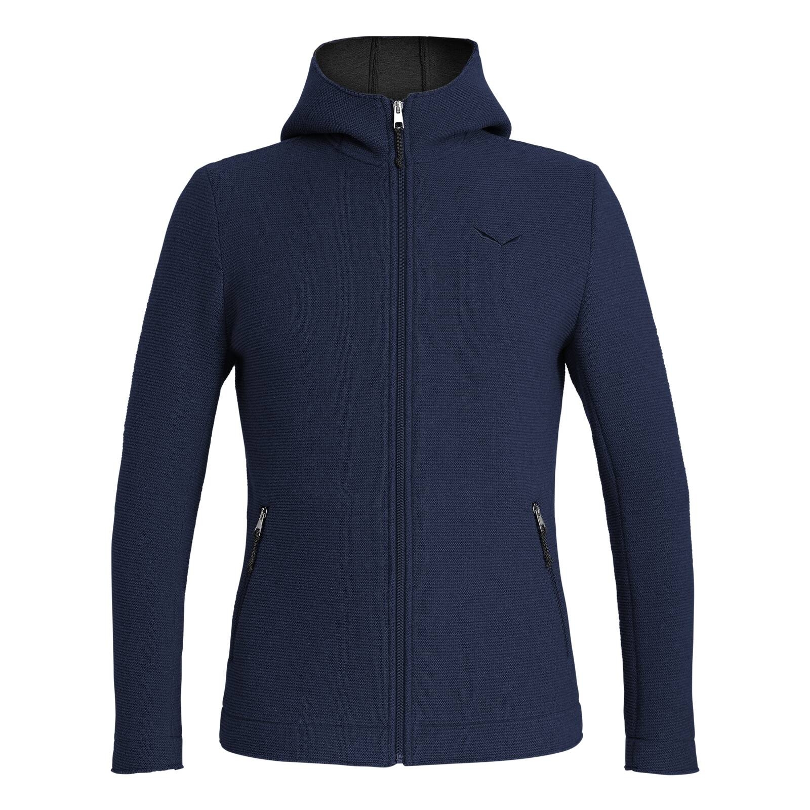 Bluza z kapturem mska Salewa SARNER 2L WO FZ granatowa 00-0000026162_3960