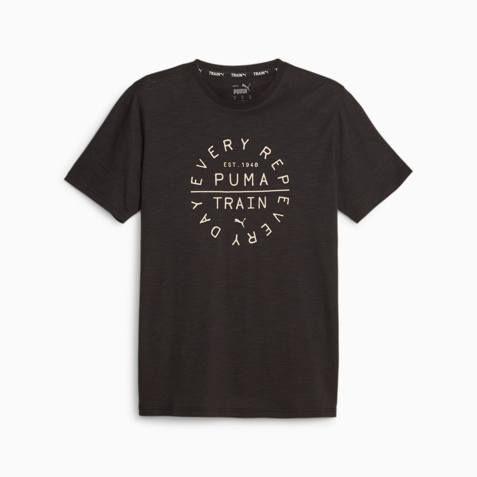 Koszulka treningowa męska Puma S GRAPHIC EMBLEM czarna 52419751
