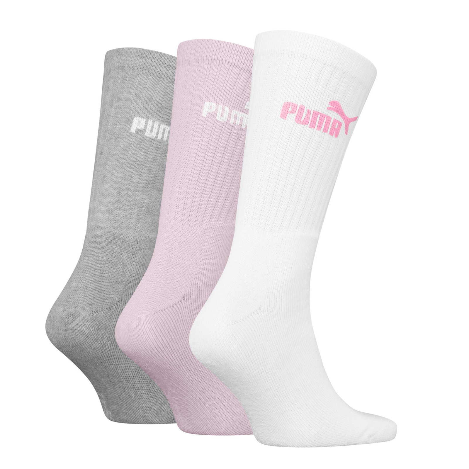 Skarpety damskie Puma ELEMENTS CREW 3-PACK wielokolorowe 94711001