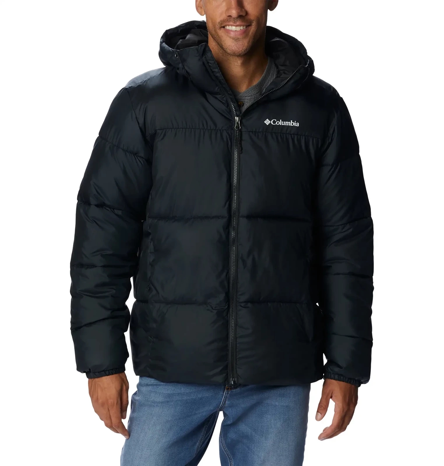 Kurtka pikowana ocieplana Columbia Puffect Hooded Jacket mska 2008413010