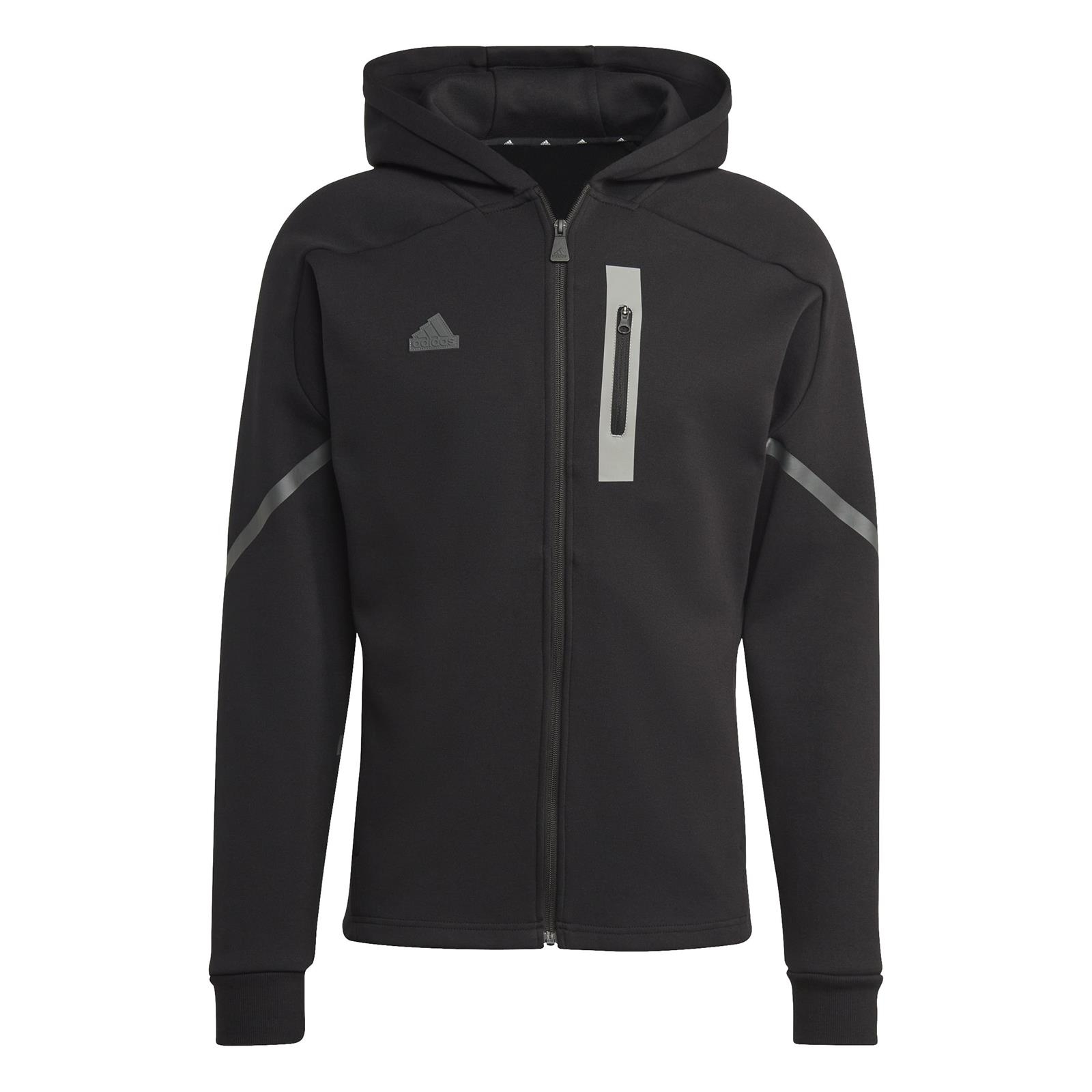 Bluza z kapturem mska adidas Designed for GameDay czarna IC8044