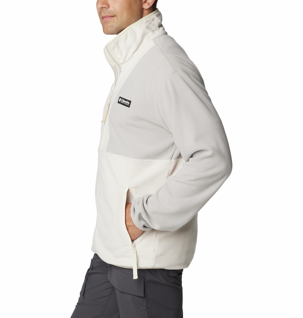 Polar mski Columbia BACK BOWL FLEECE LIGHTWEIGHT szary 1890764027