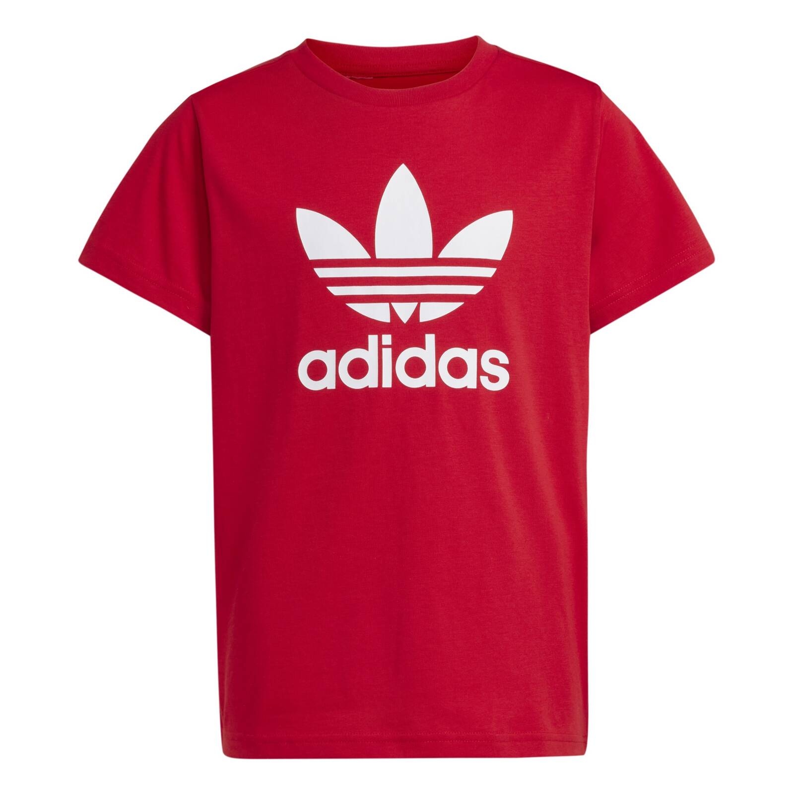 Koszulka dziecica adidas TREFOIL czerwona IY7423