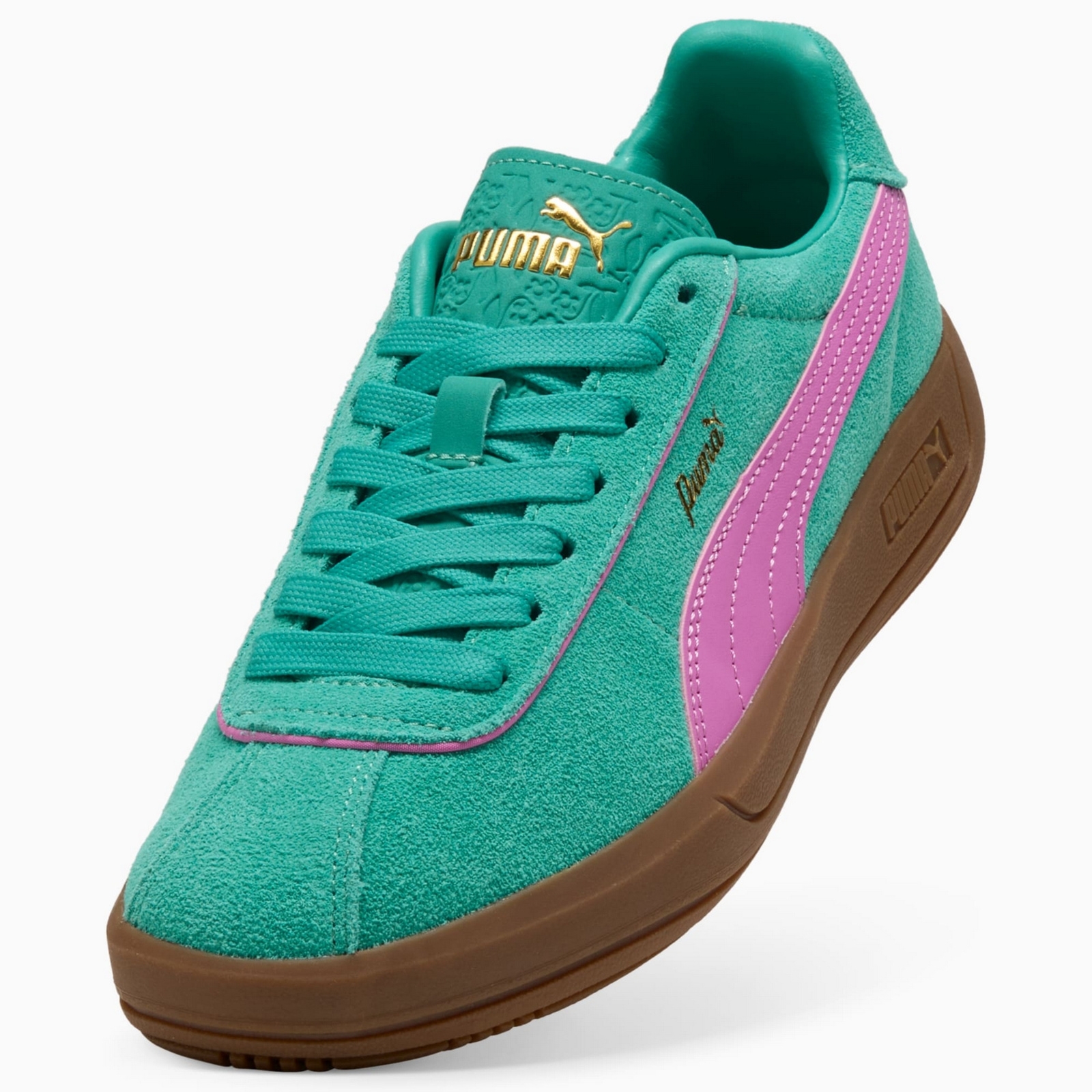 Buty sportowe damskie Puma CLUB KLASSIKA turkusowe 40071814