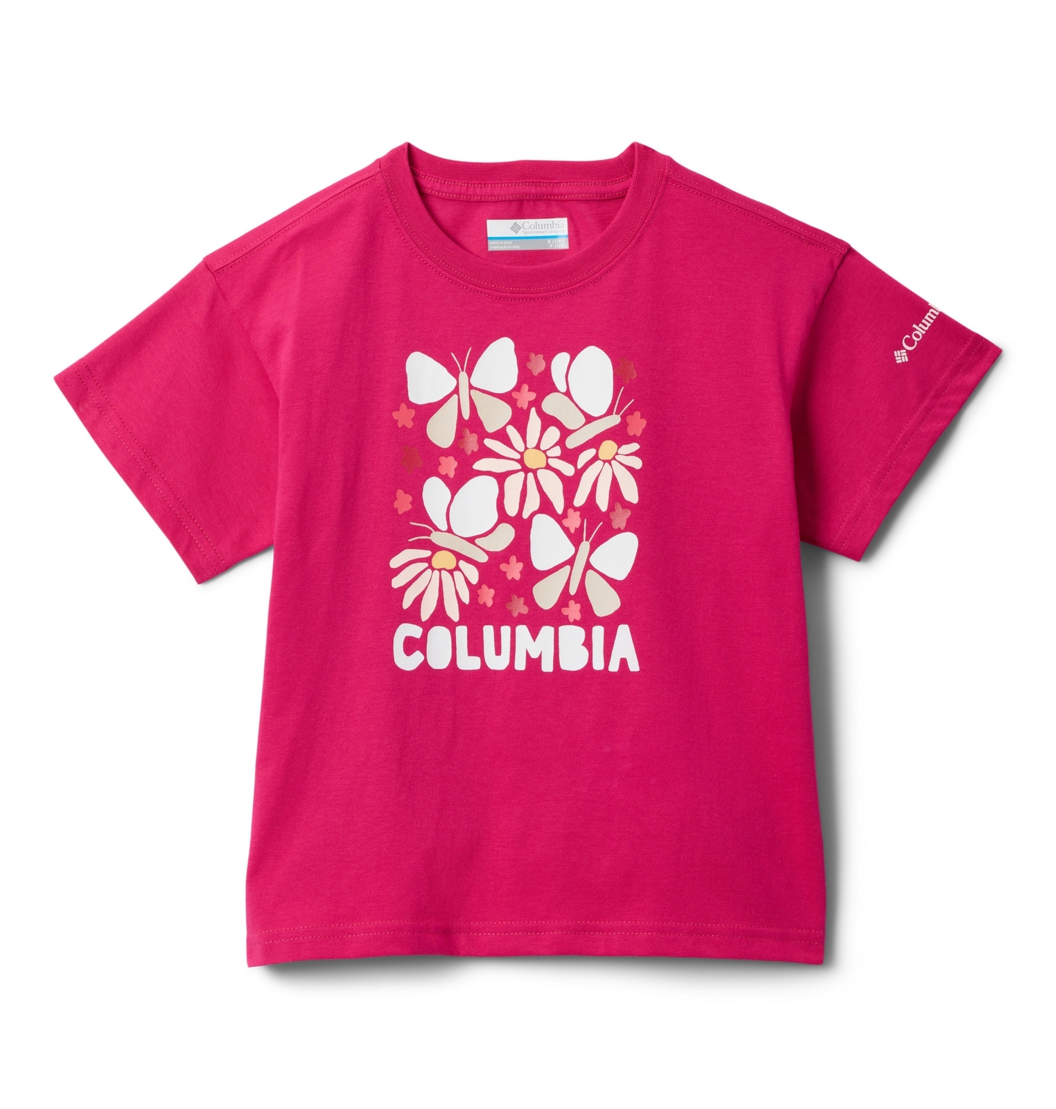 Koszulka dziewcz�ca Columbia MISSION LAKE II GRAPHIC r�owa 2154591656