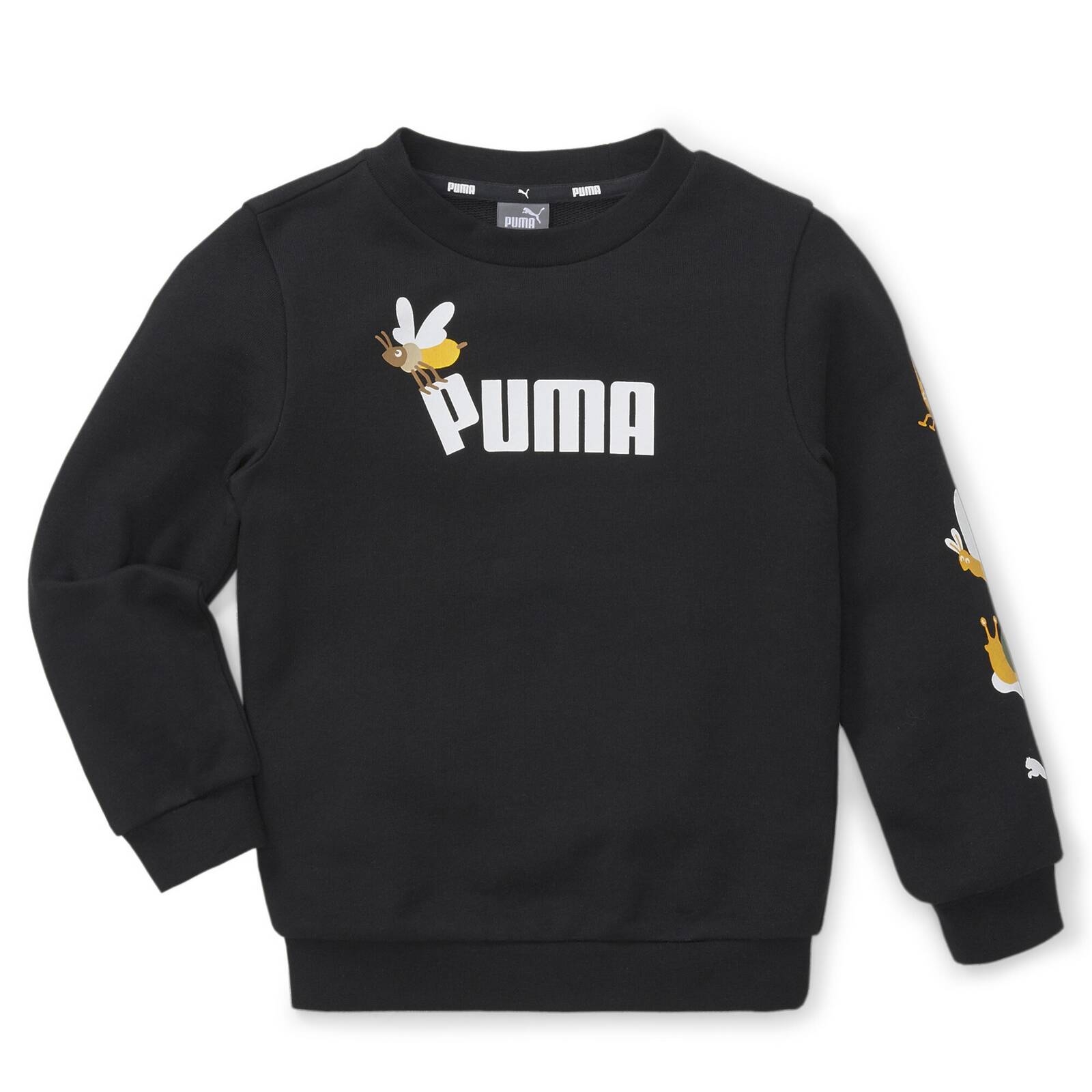 Bluza dziecica Puma SMALL WORLD CREW TR czarna 67013101