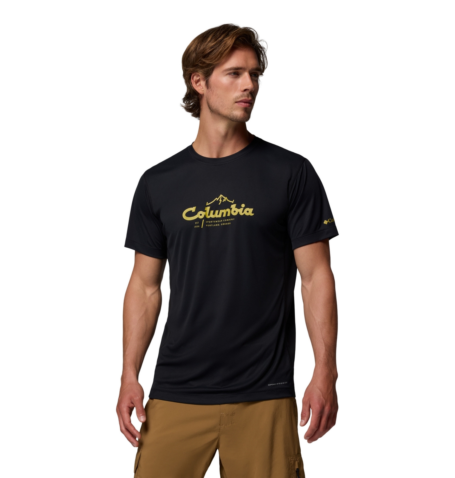 Koszulka treningowa m�ska Columbia ZERO RULES GRAPHIC czarna 2118541013