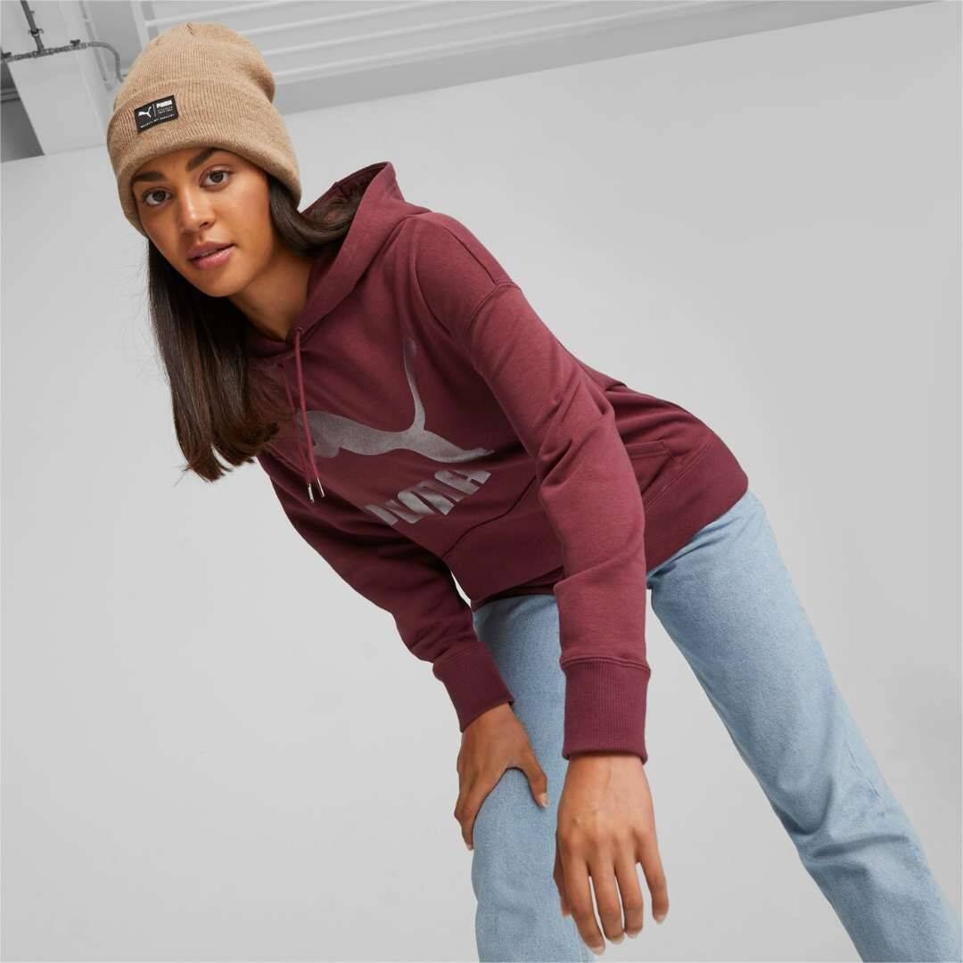 Czapka zimowa unisex Puma ARCHIVE HEATHER brzowa 02173924