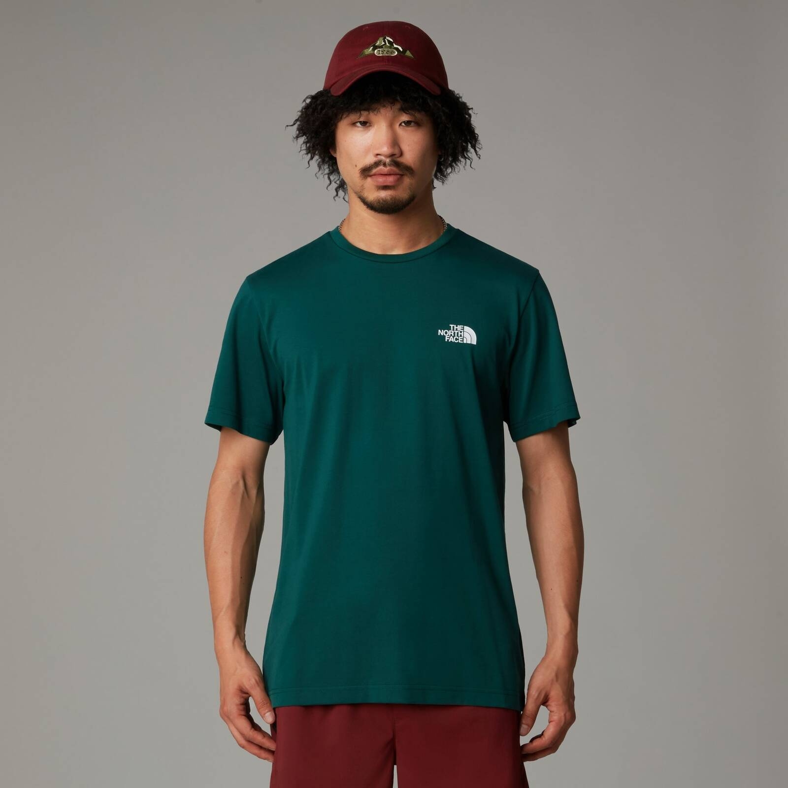 Koszulka męska The North Face SIMPLE DOME zielona NF0A87NG6GI