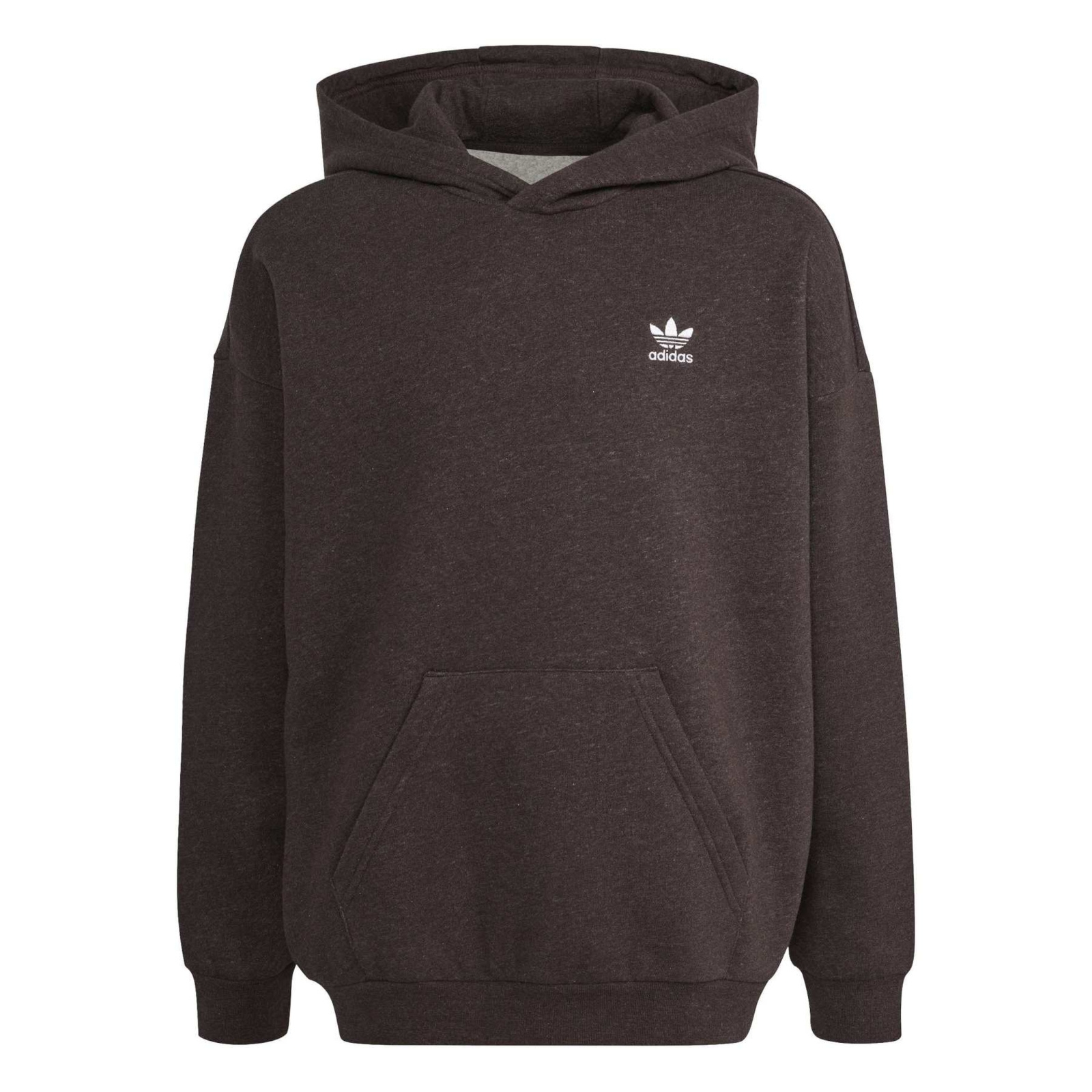Bluza z kapturem dziecięca adidas LOOSE brązowa KE3729