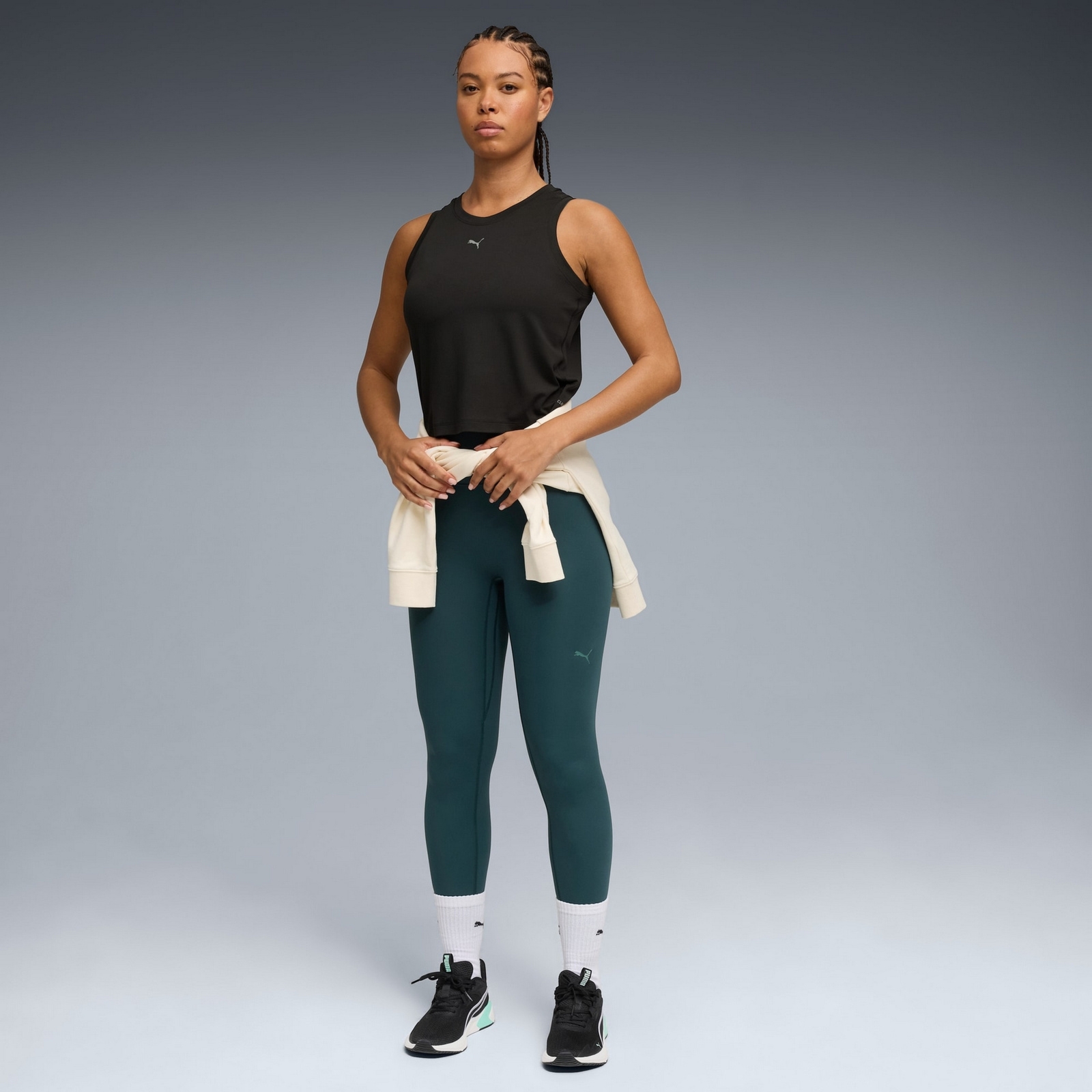 Tank top damski Puma CLOUDSPUN czarny 52773301