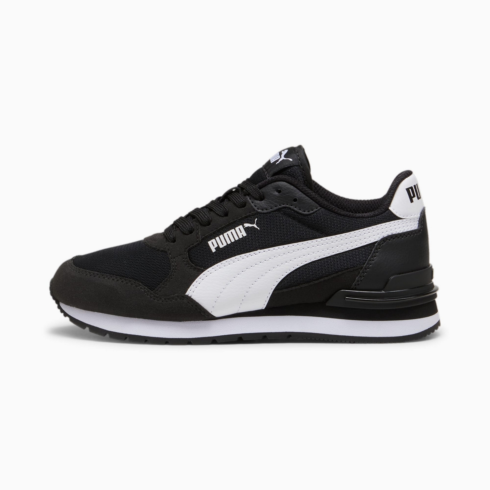 Buty sportowe dziecice Puma ST RUNNER V4 MESH JR czarne 39987601