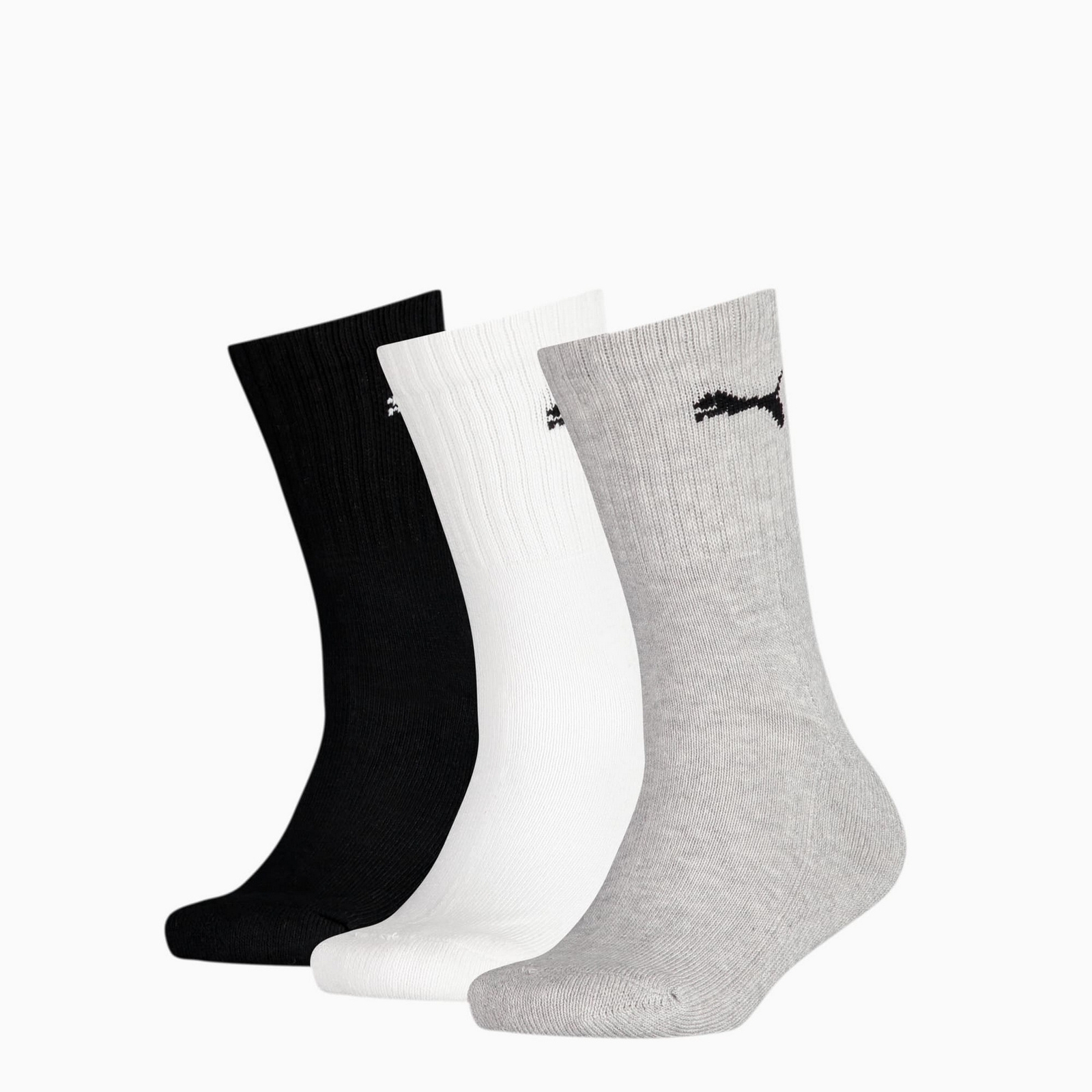 Skarpety dziecice Puma JUNIOR SPORT CREW 3-PACK wielokolorowe 90795803