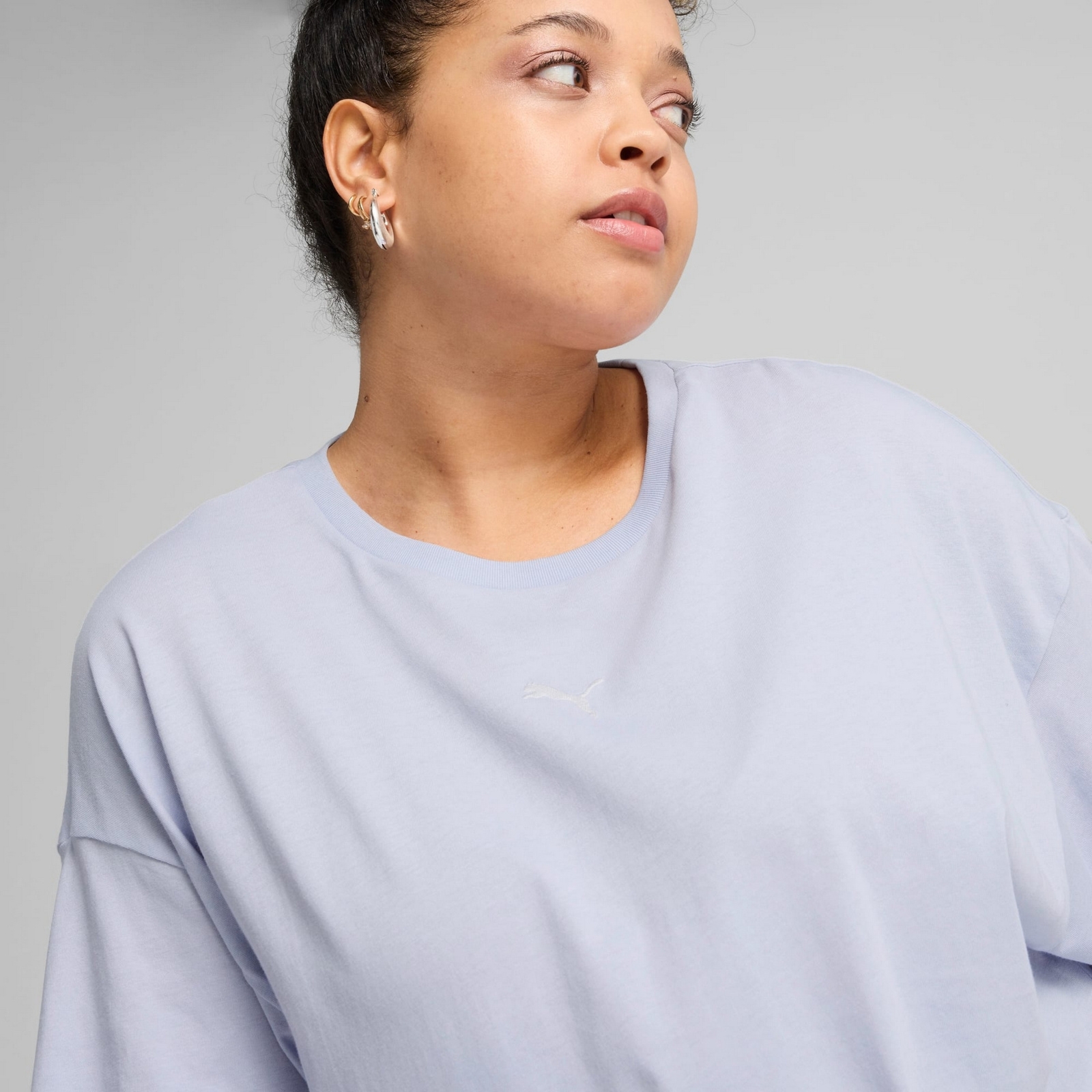 Koszulka damska Puma ESS RELAXED niebieska 68497147