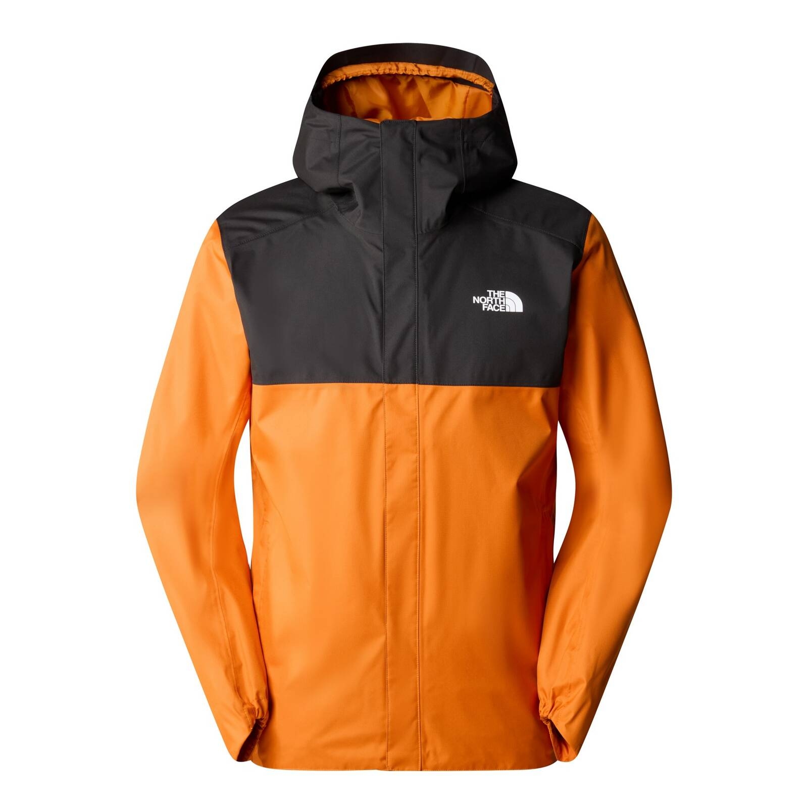 Kurtka z kapturem mska The North Face QUEST ZIP-IN pomaraczowa NF0A3YFMRMI