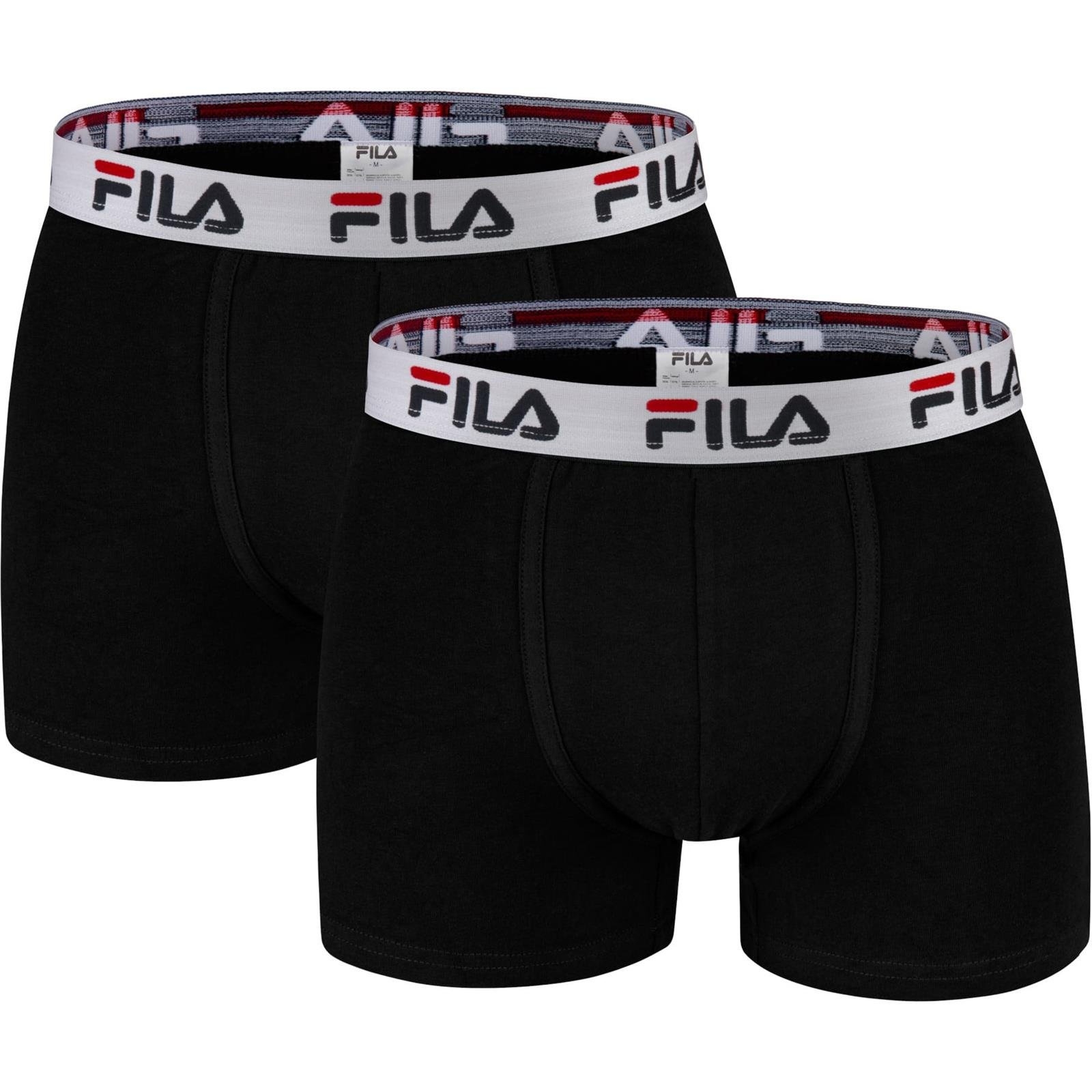 Bokserki mskie Fila BASIC 2-PAC czarne FU5016-2-200