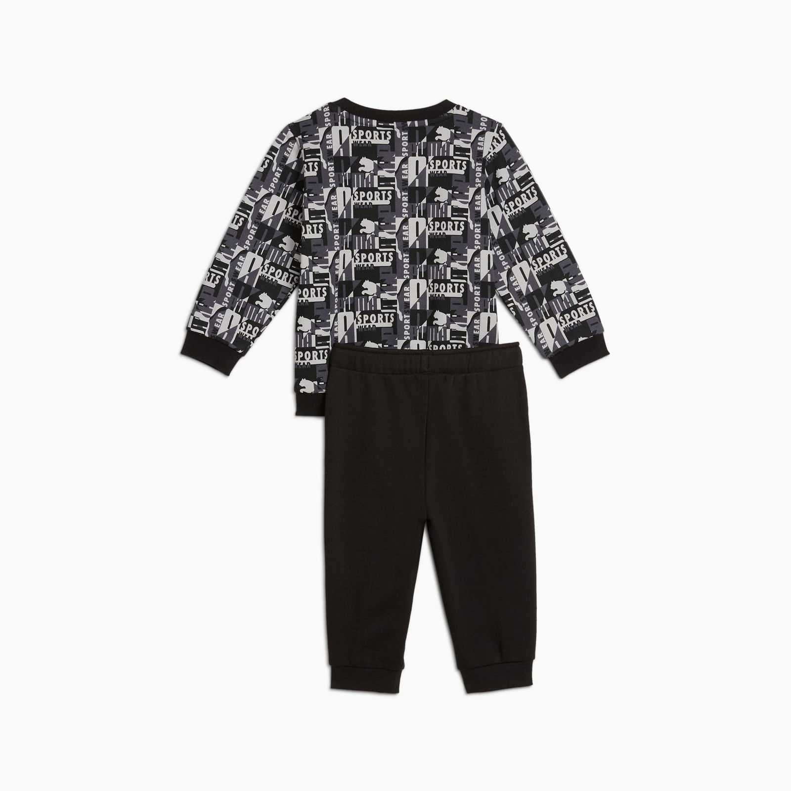 Komplet dresowy chopicy Puma MINICATS AOP FL czarny 68332701