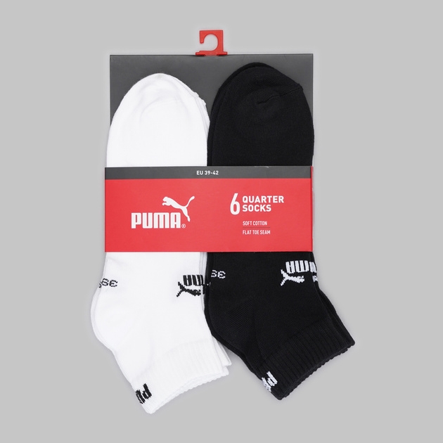 Skarpety unisex Puma ELEMENTS QUARTER 6-PACK wielokolorowe 93875803