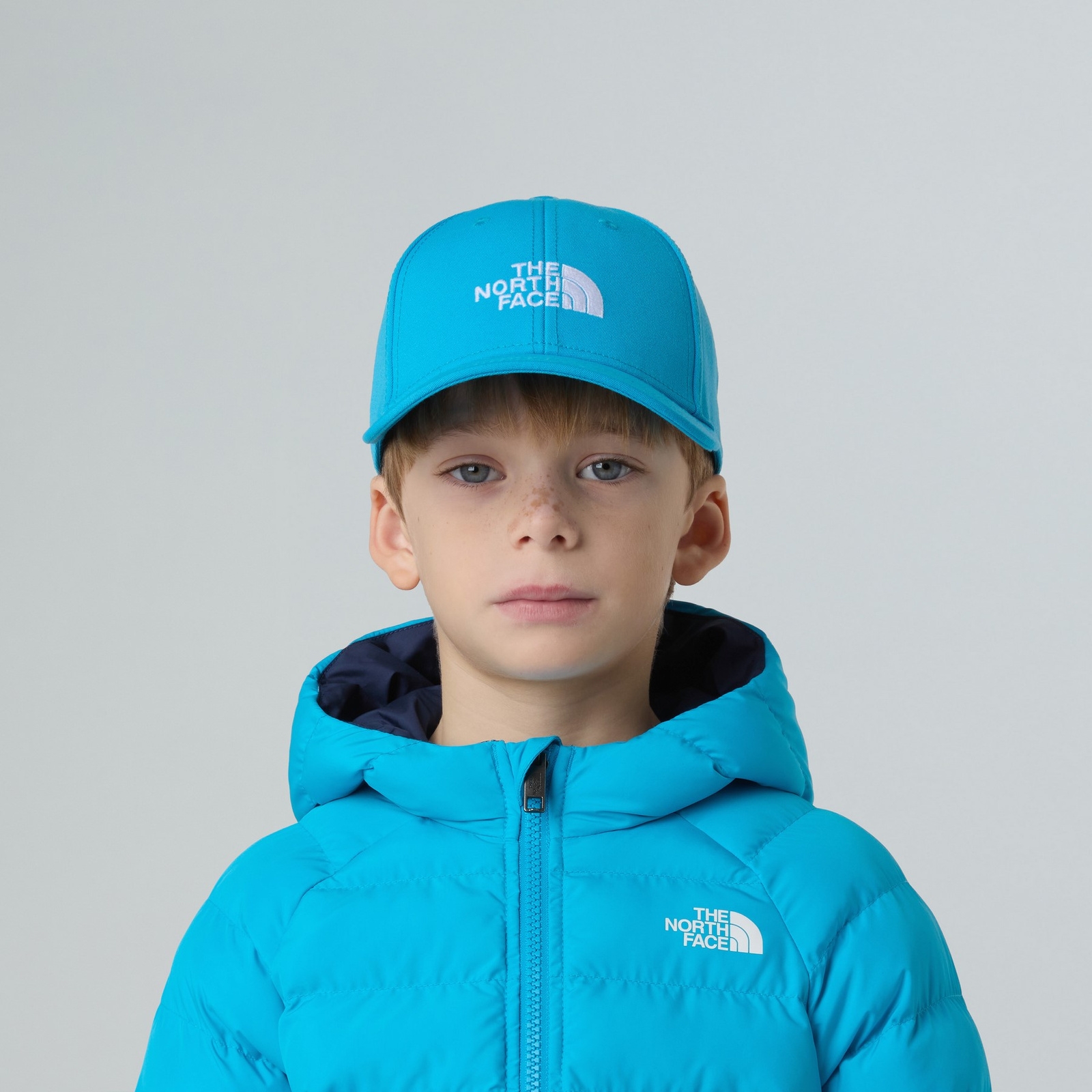 Czapka z daszkiem dziecięca The North Face CLASSIC RECYCLED 66 niebieska NF0A7RIWD7R